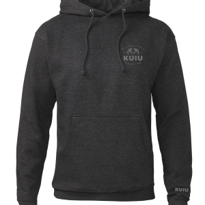 KUIU Ultralight Chest Logo Hoodie | Charcoal
