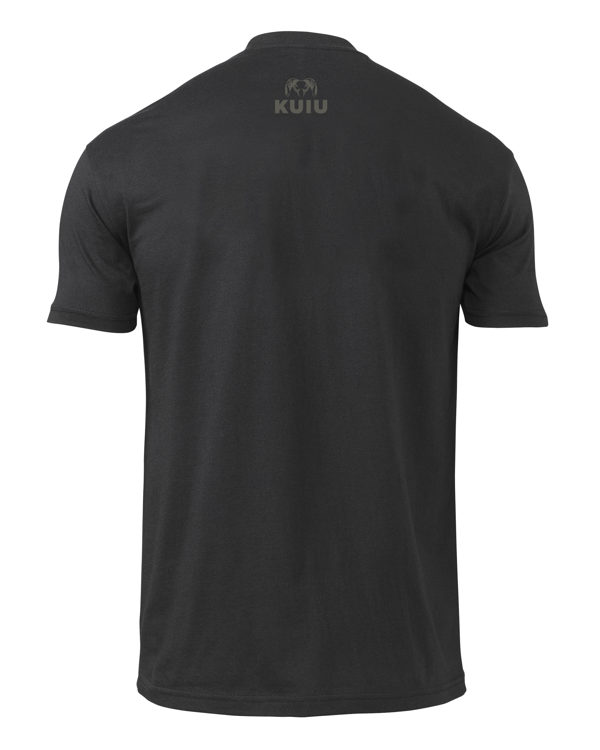 KUIU Stacked Chest Logo T-Shirt | Black - Image 2