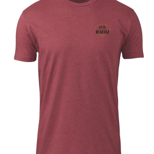 KUIU Stacked Chest Logo T-Shirt | Cardinal