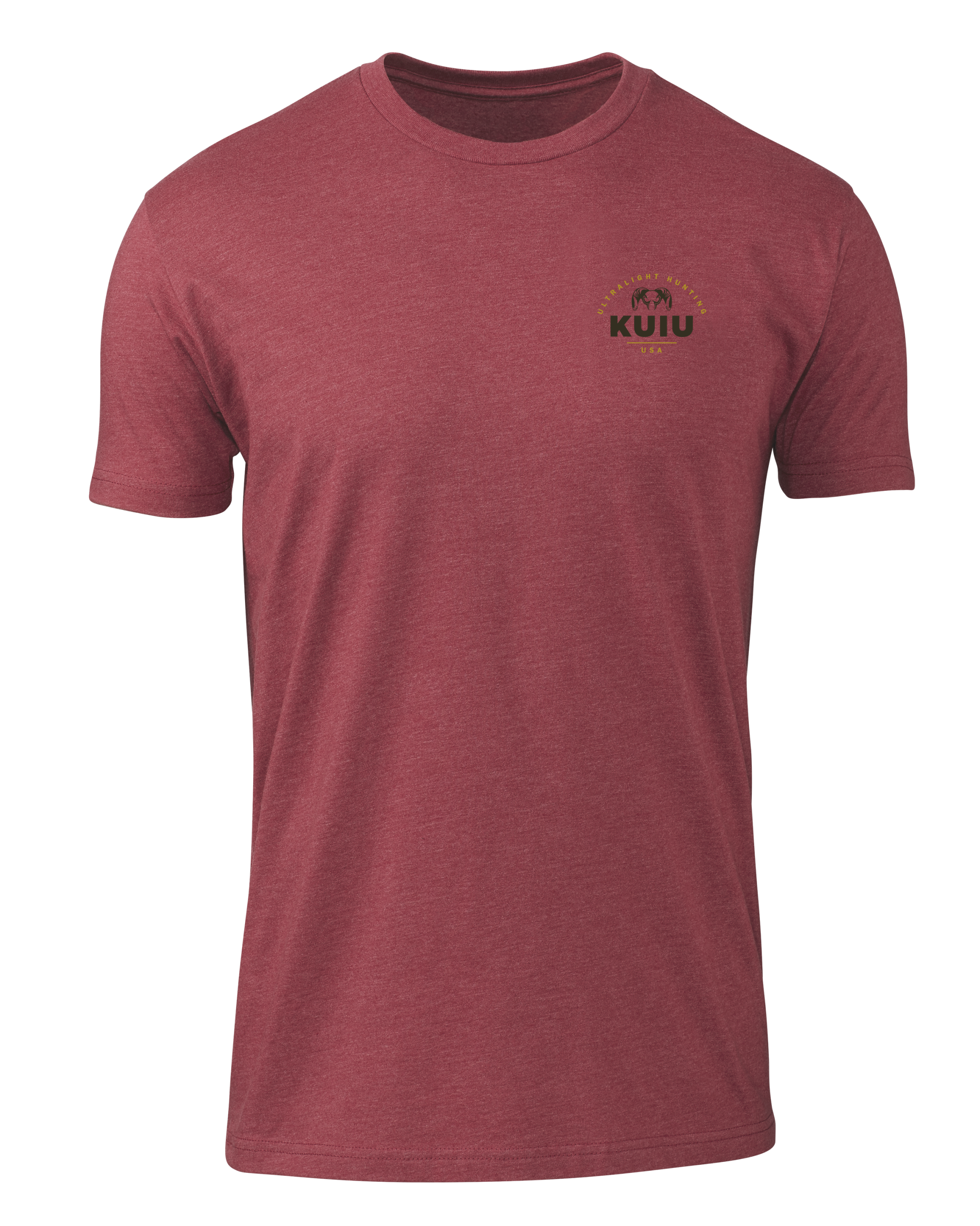 KUIU Stacked Chest Logo T-Shirt | Cardinal
