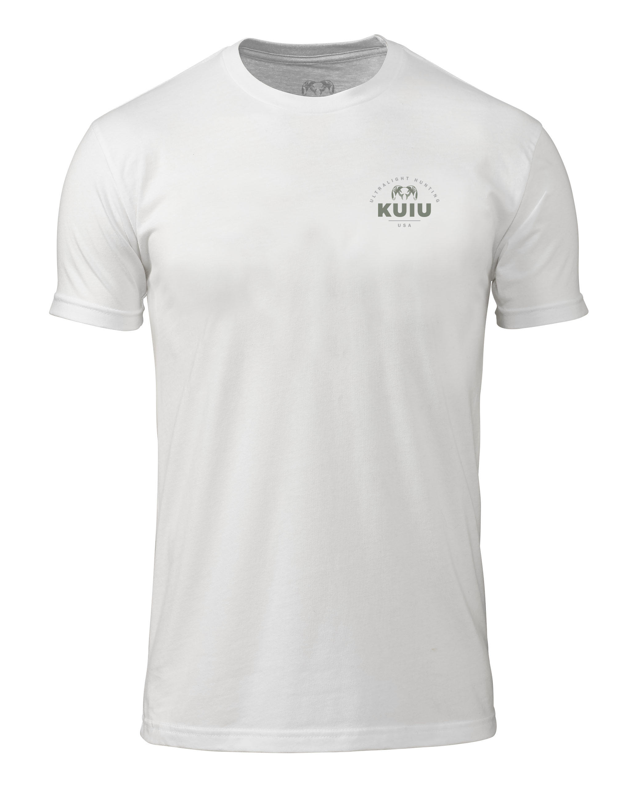 KUIU Stacked Chest Logo T-Shirt | White
