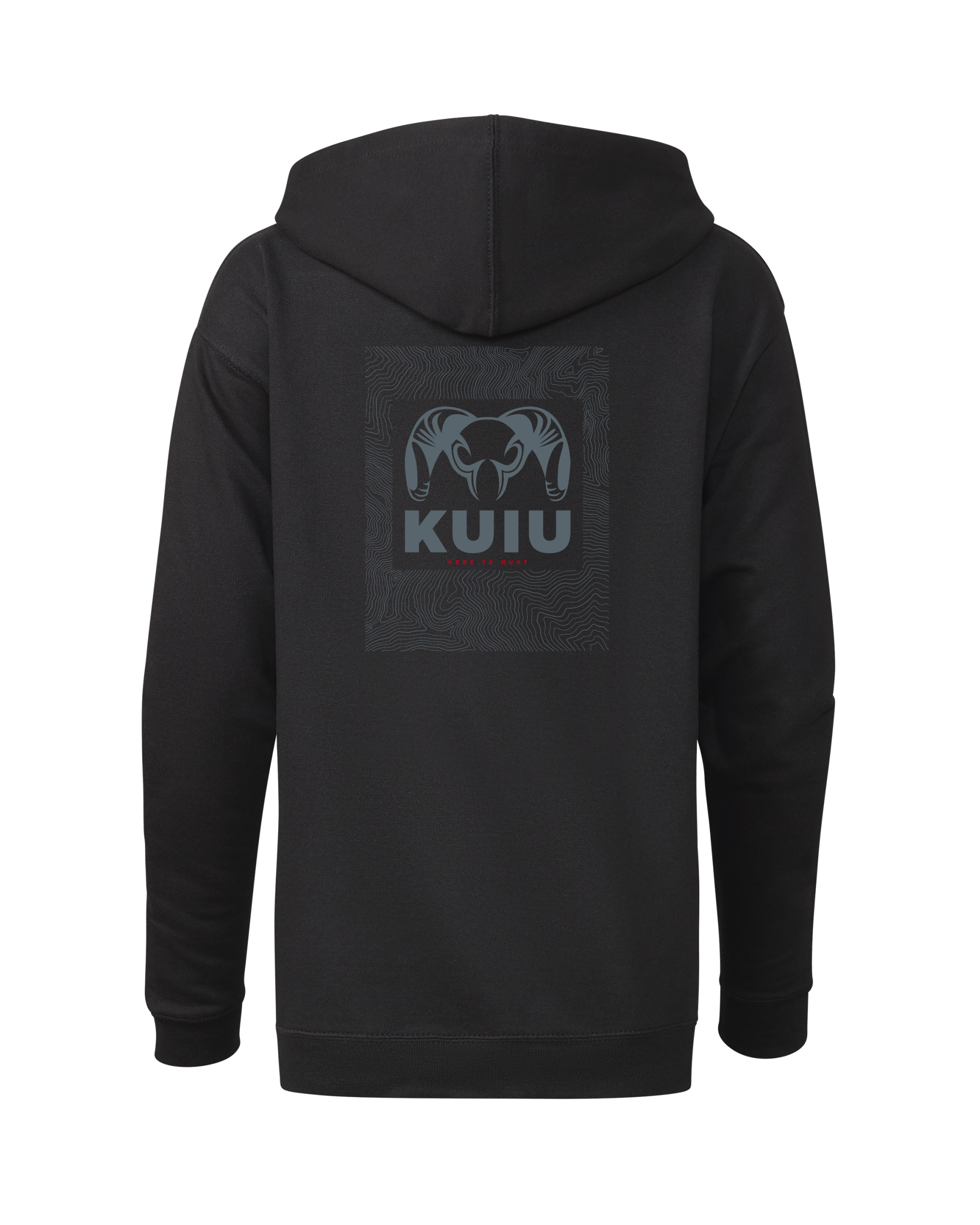 KUIU Youth Topo Back Logo Hoodie | Black