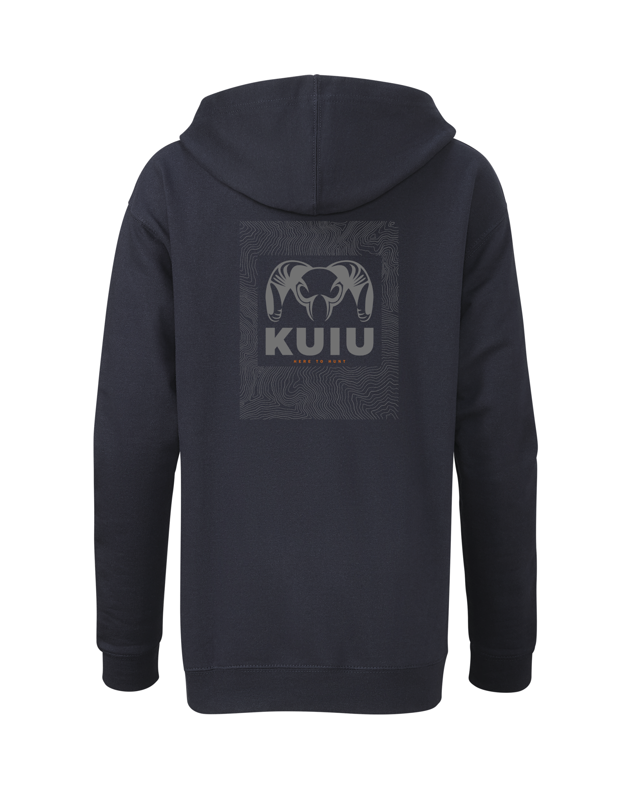 KUIU Youth Topo Back Logo Hoodie | Navy