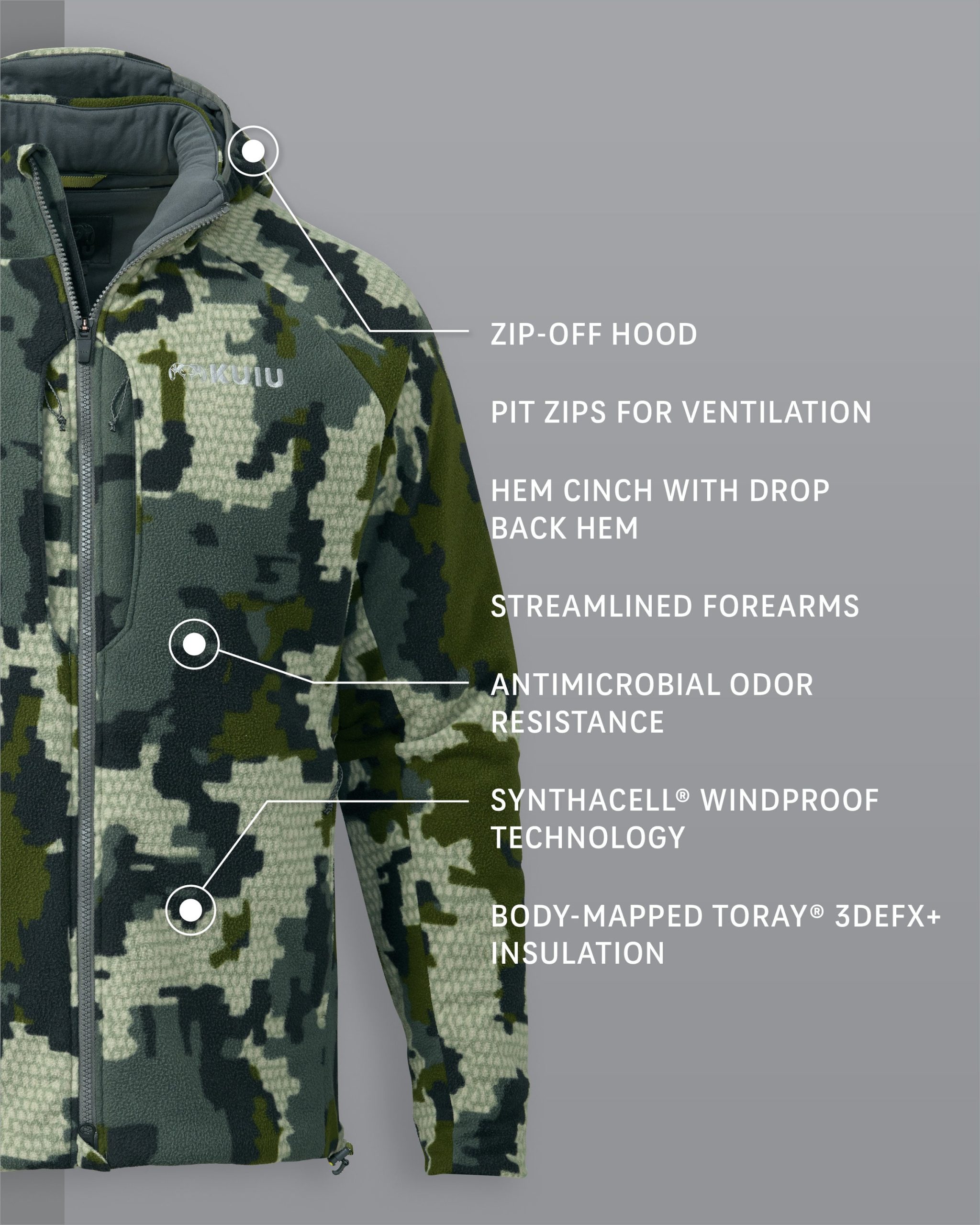 KUIU Proximity Hooded Insulated Jacket | Verde - Image 2
