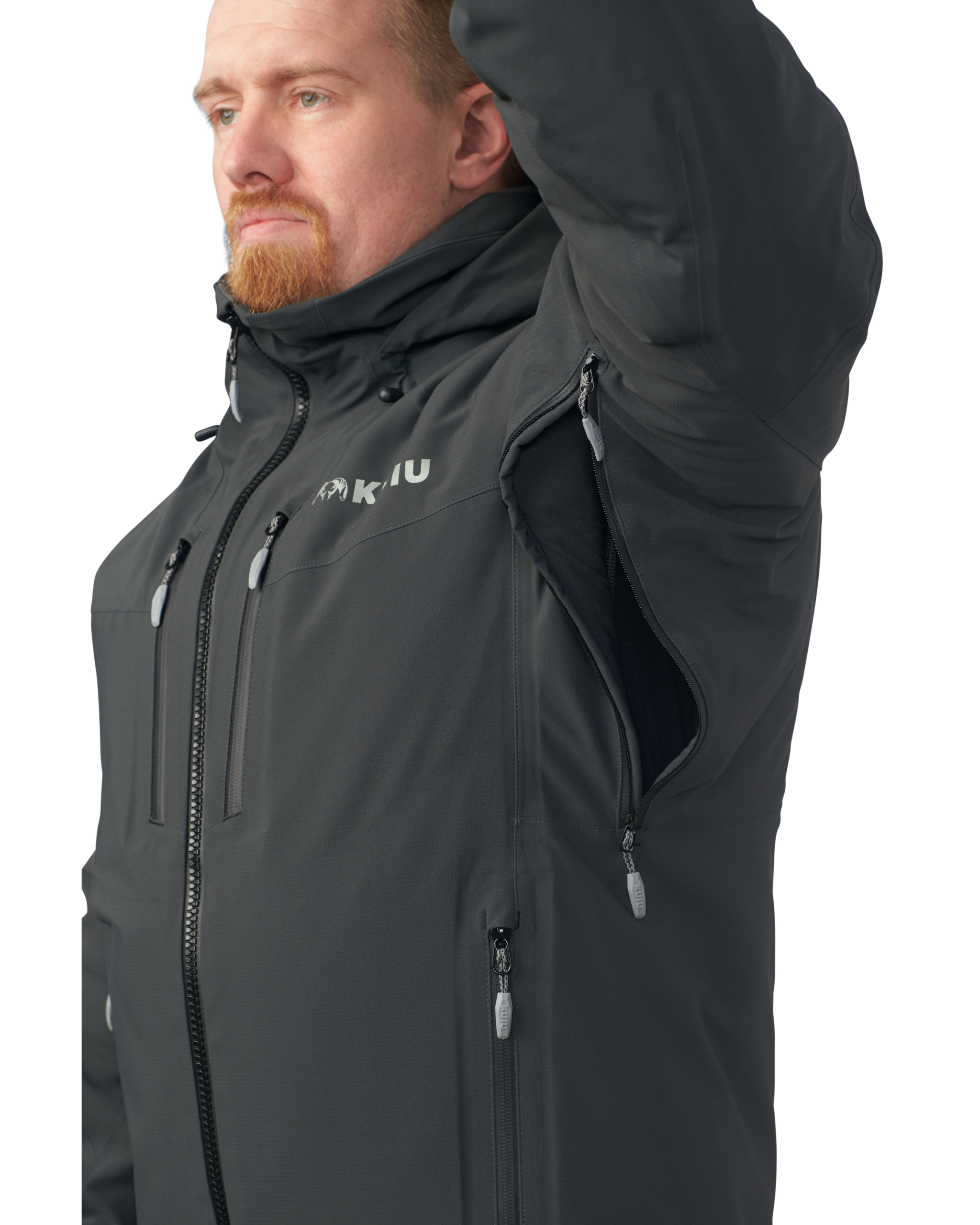 KUIU Kutana Gale Force Hooded Jacket | Gunmetal - Image 7