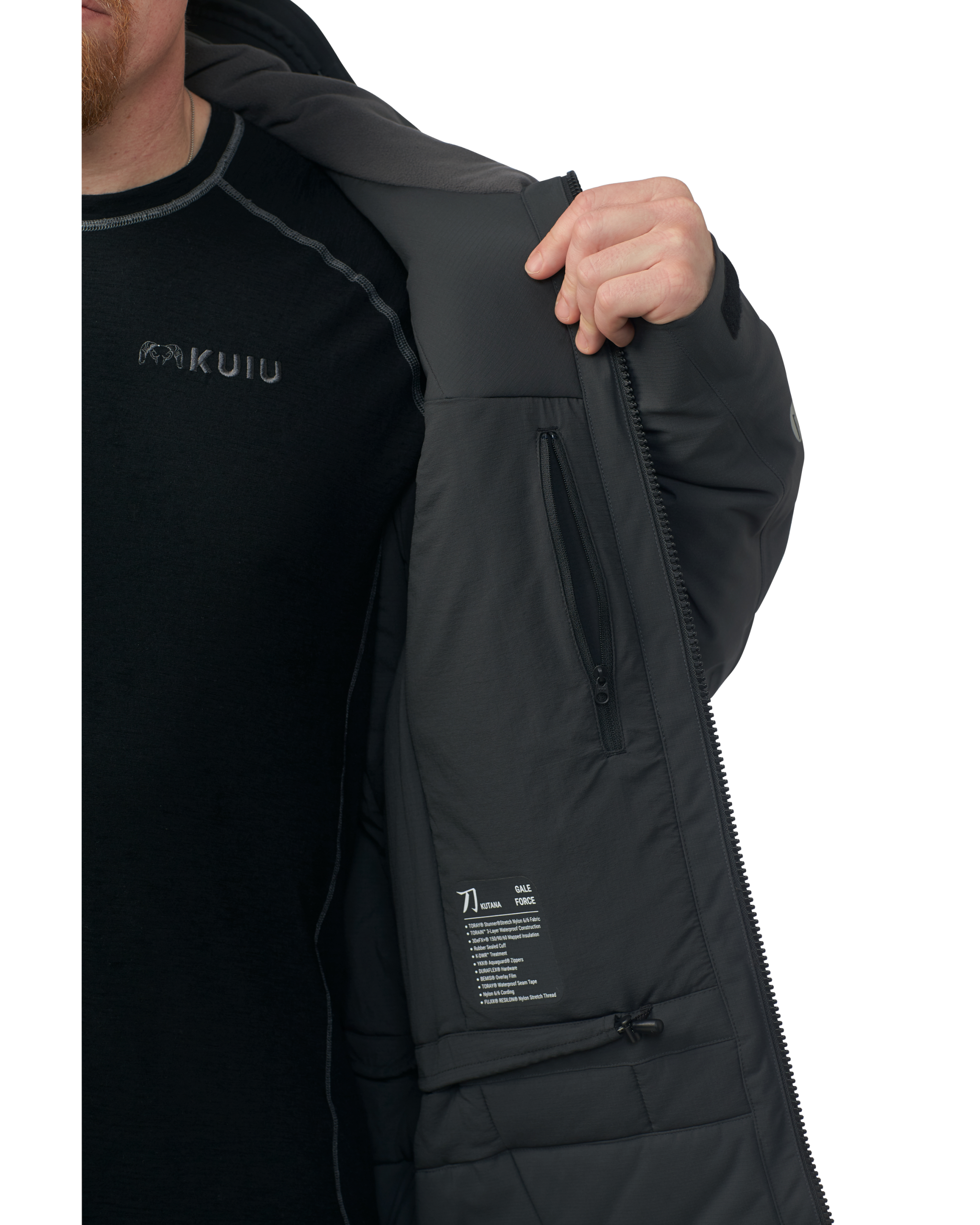 KUIU Kutana Gale Force Hooded Jacket | Gunmetal - Image 9
