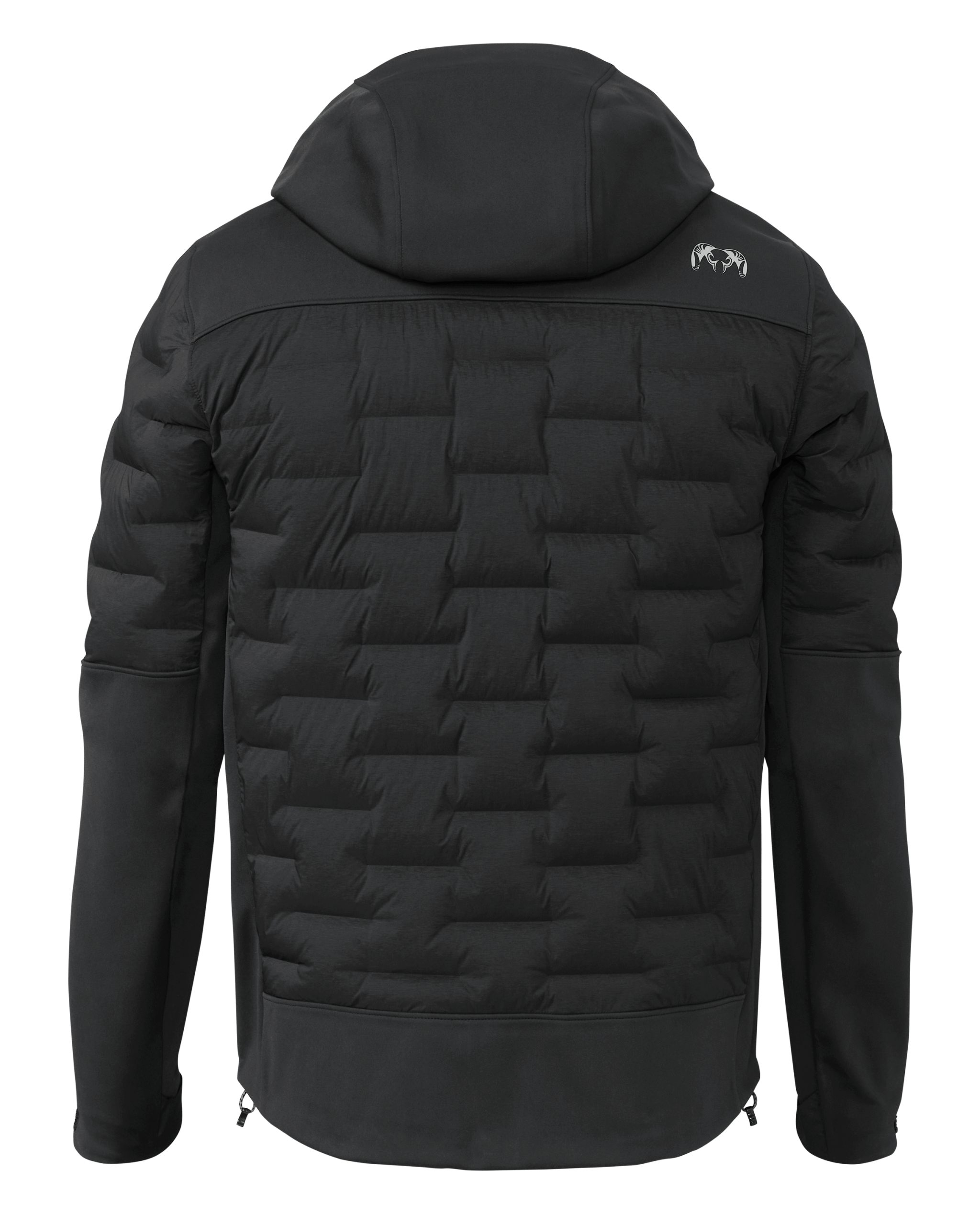 Axis Thermal Hybrid Hooded Jacket | Carbon - Image 2