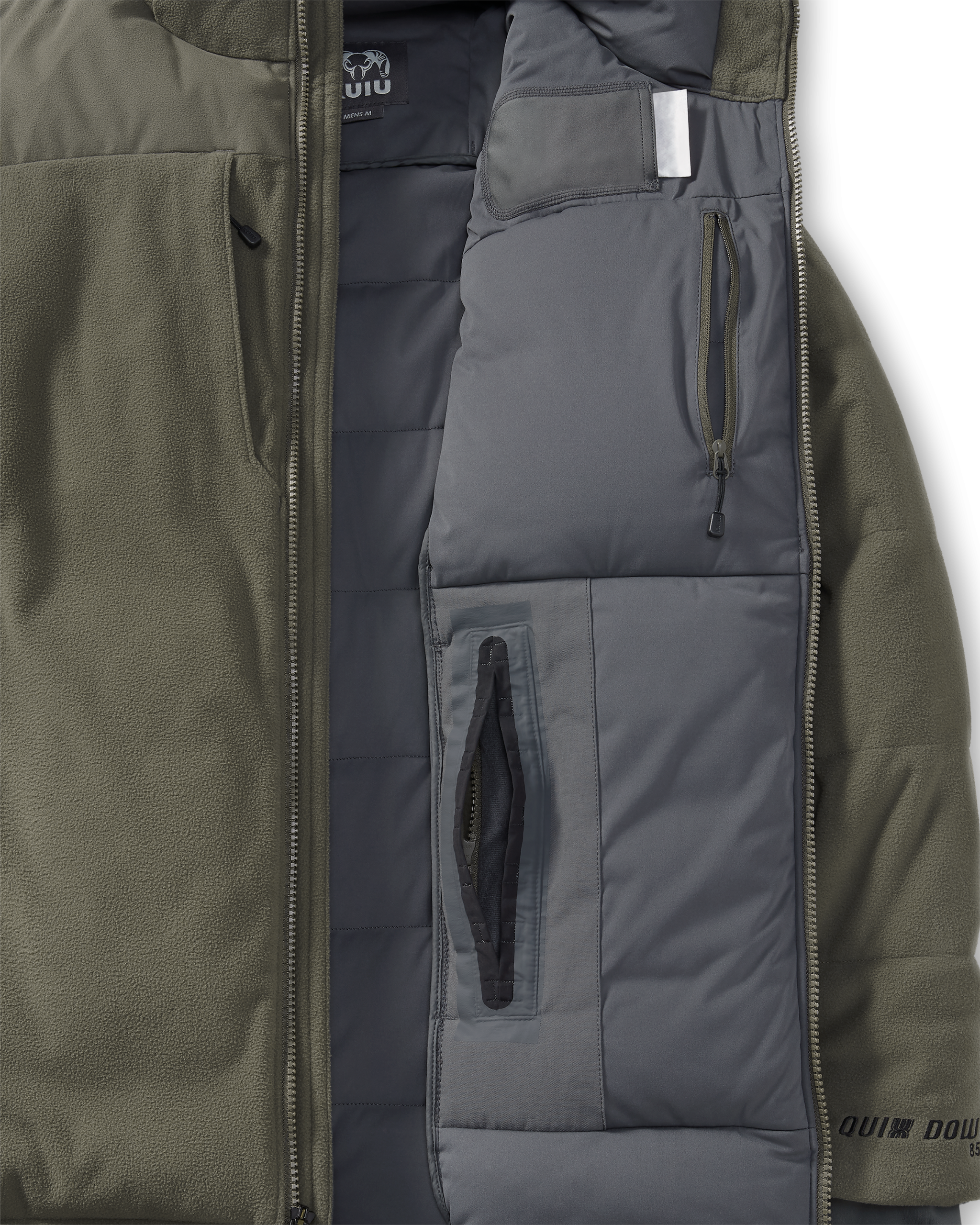 Super Down Haven Hooded Jacket | Ash - Image 5