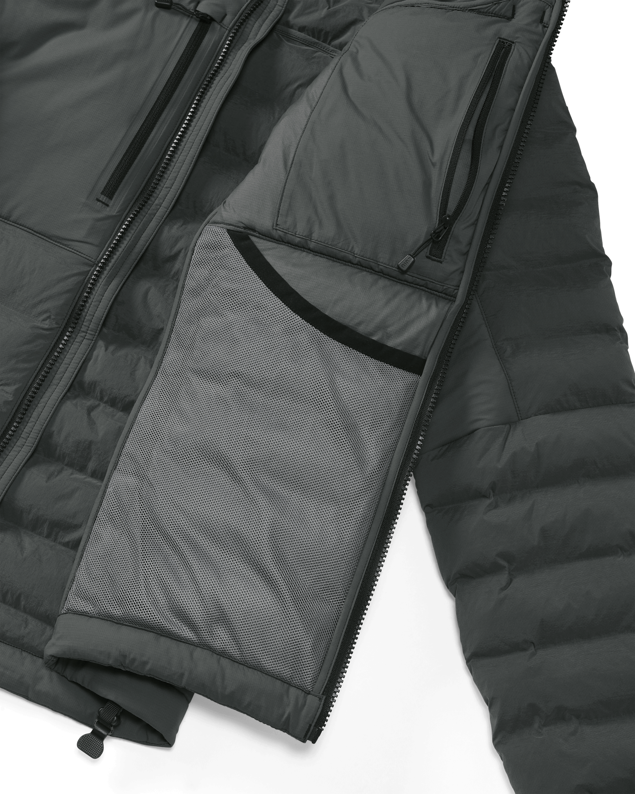 Flyway Insulated Hooded Jacket | Gunmetal - Image 4