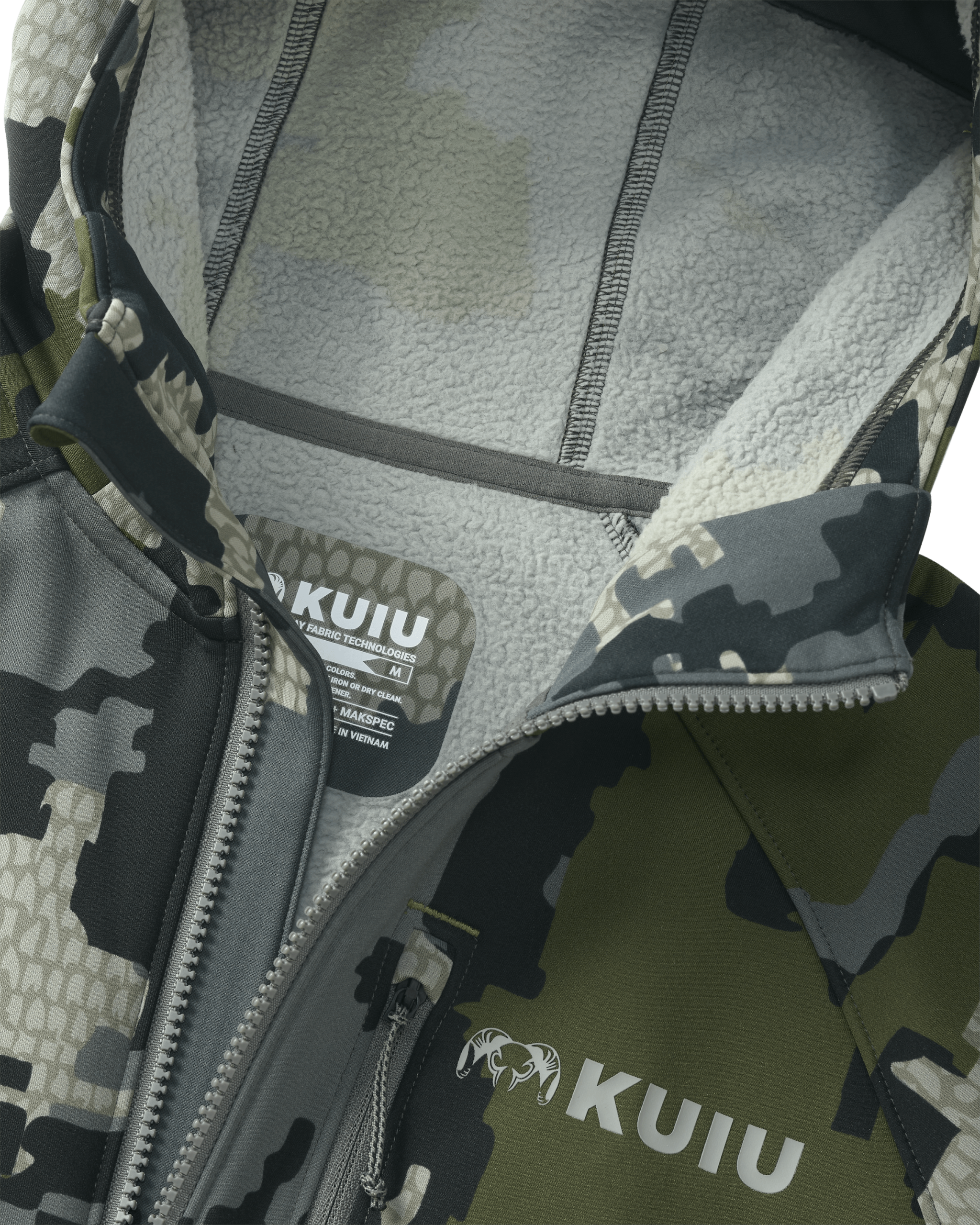 StrongFleece 275 Full Zip Hoodie | Verde - Image 3