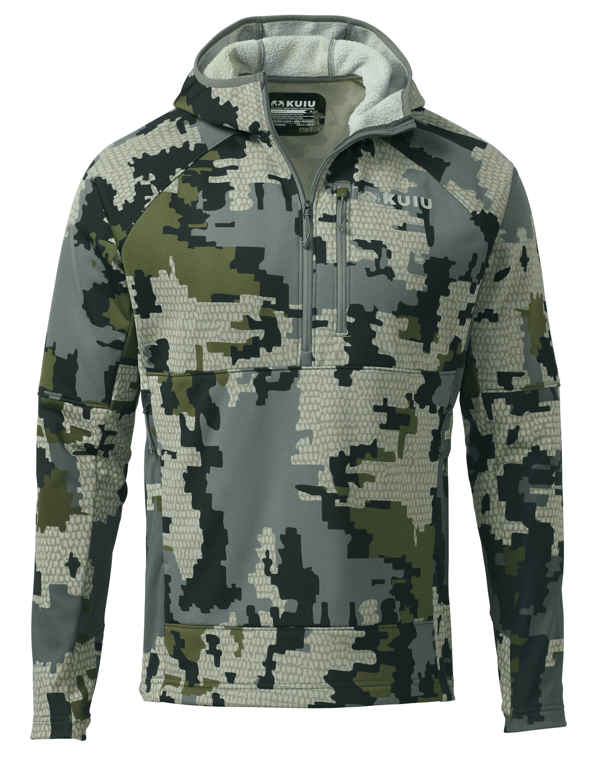 StrongFleece 235 Zip-T Hoodie | Verde