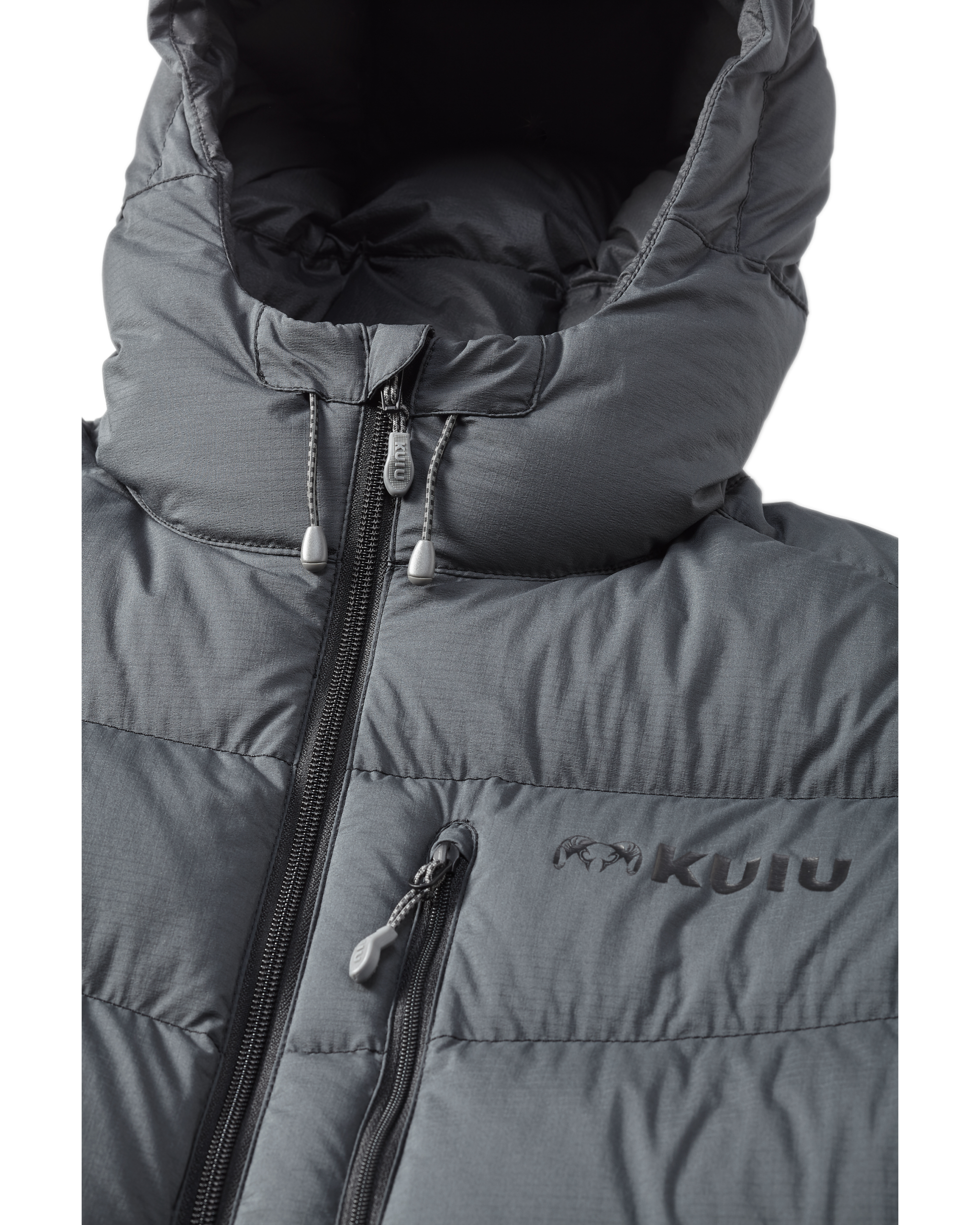 Super Down PRO Hooded Jacket | Gunmetal - Image 3