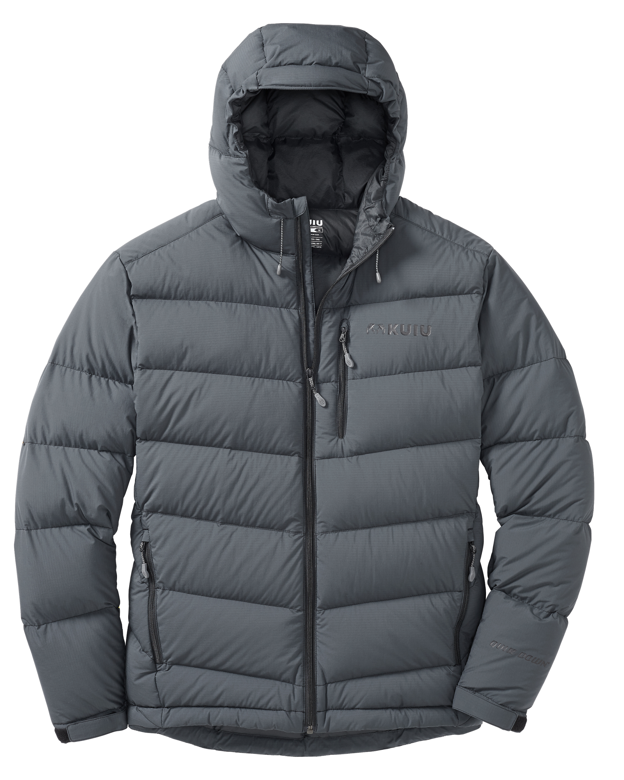 Super Down PRO Hooded Jacket | Gunmetal