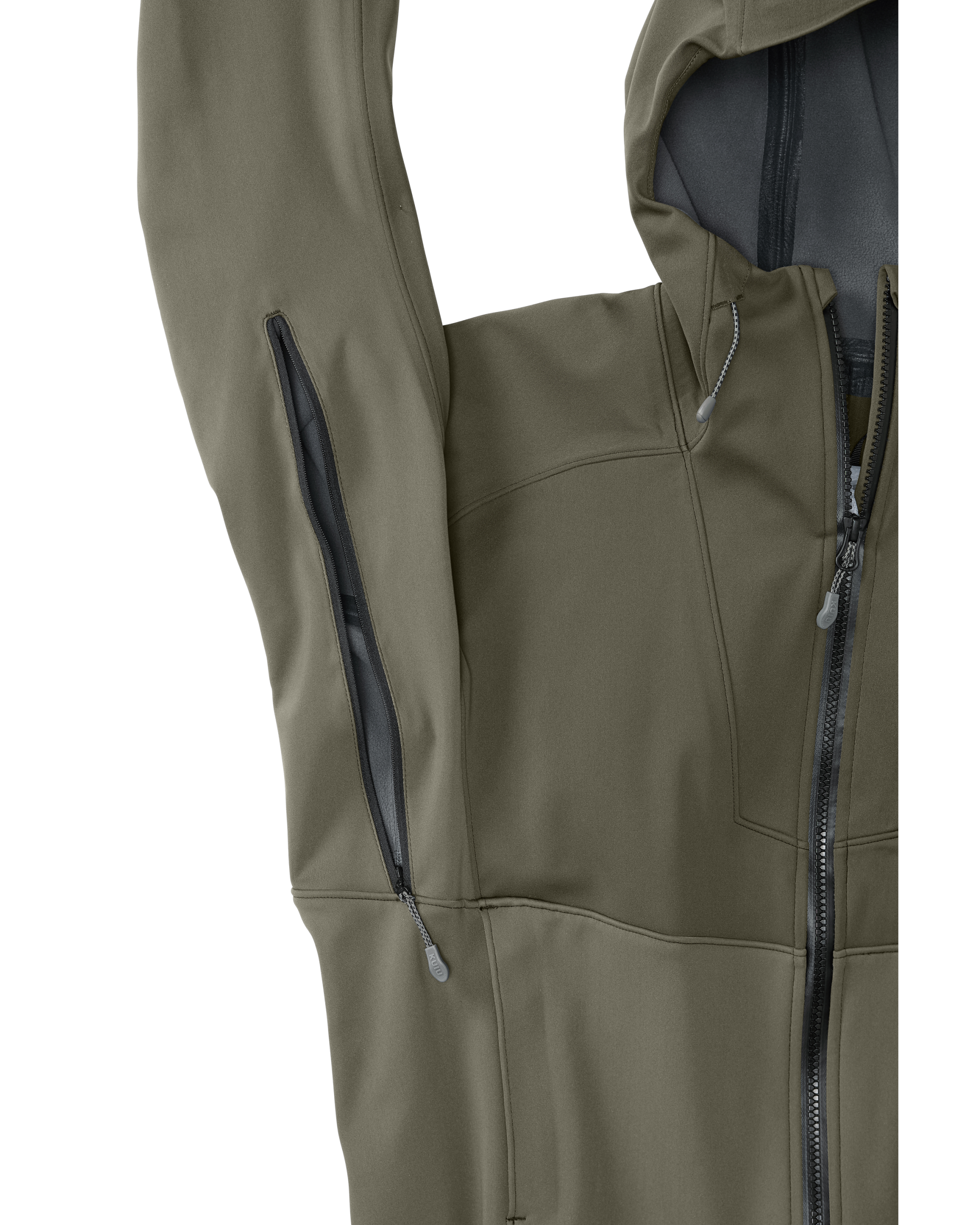 Axis Hybrid Hooded Jacket | Ash - Image 8