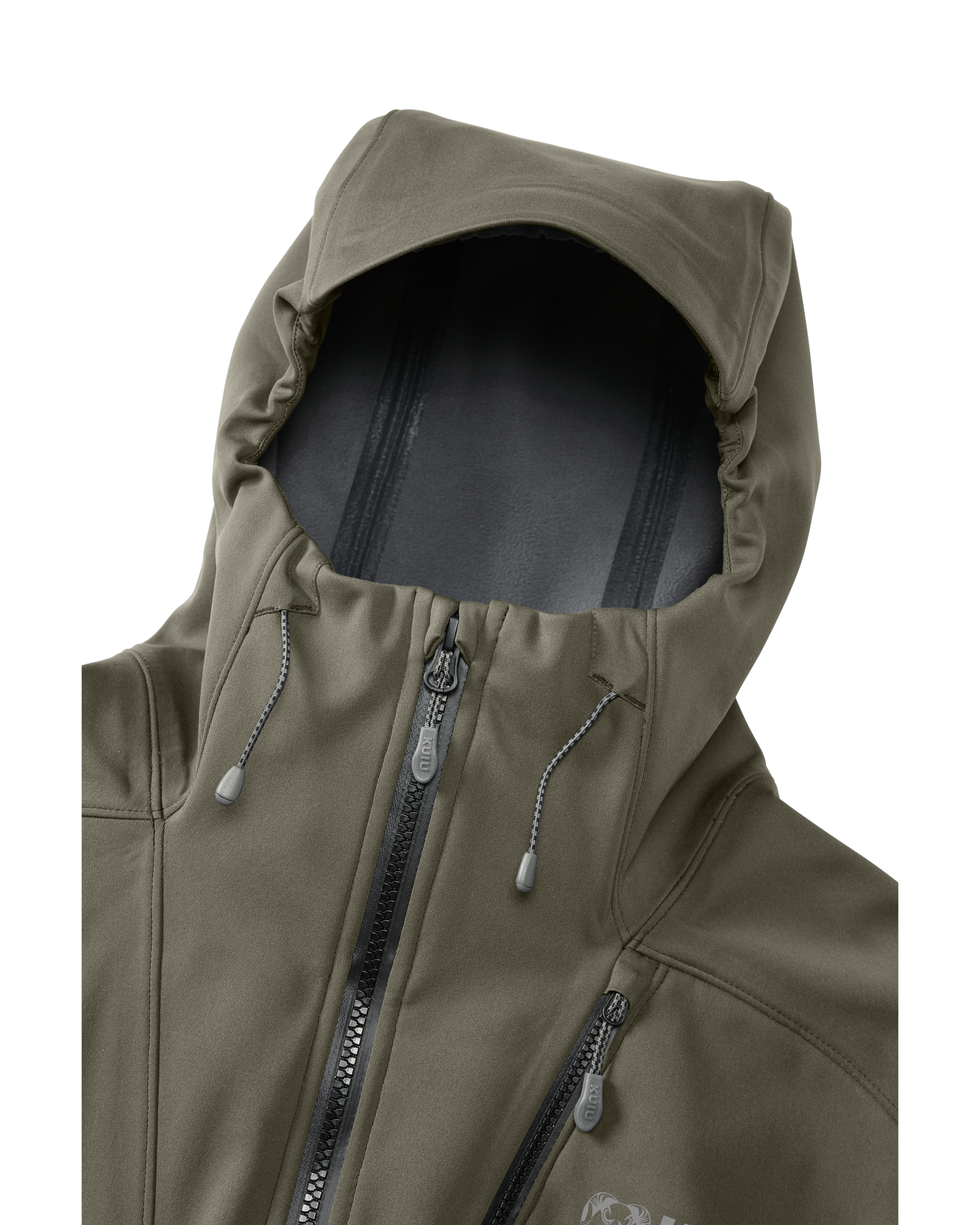 Axis Hybrid Hooded Jacket | Ash - Image 7