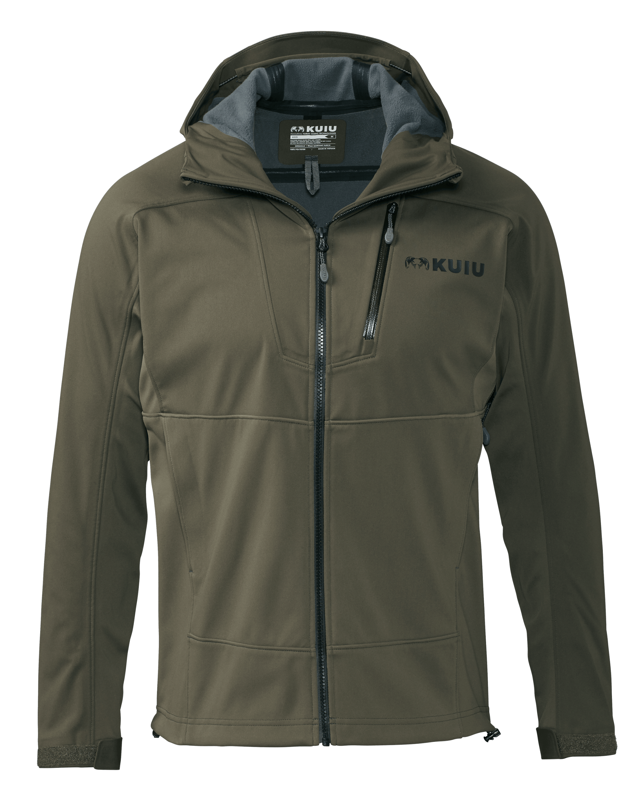 Axis Hybrid Hooded Jacket | Ash