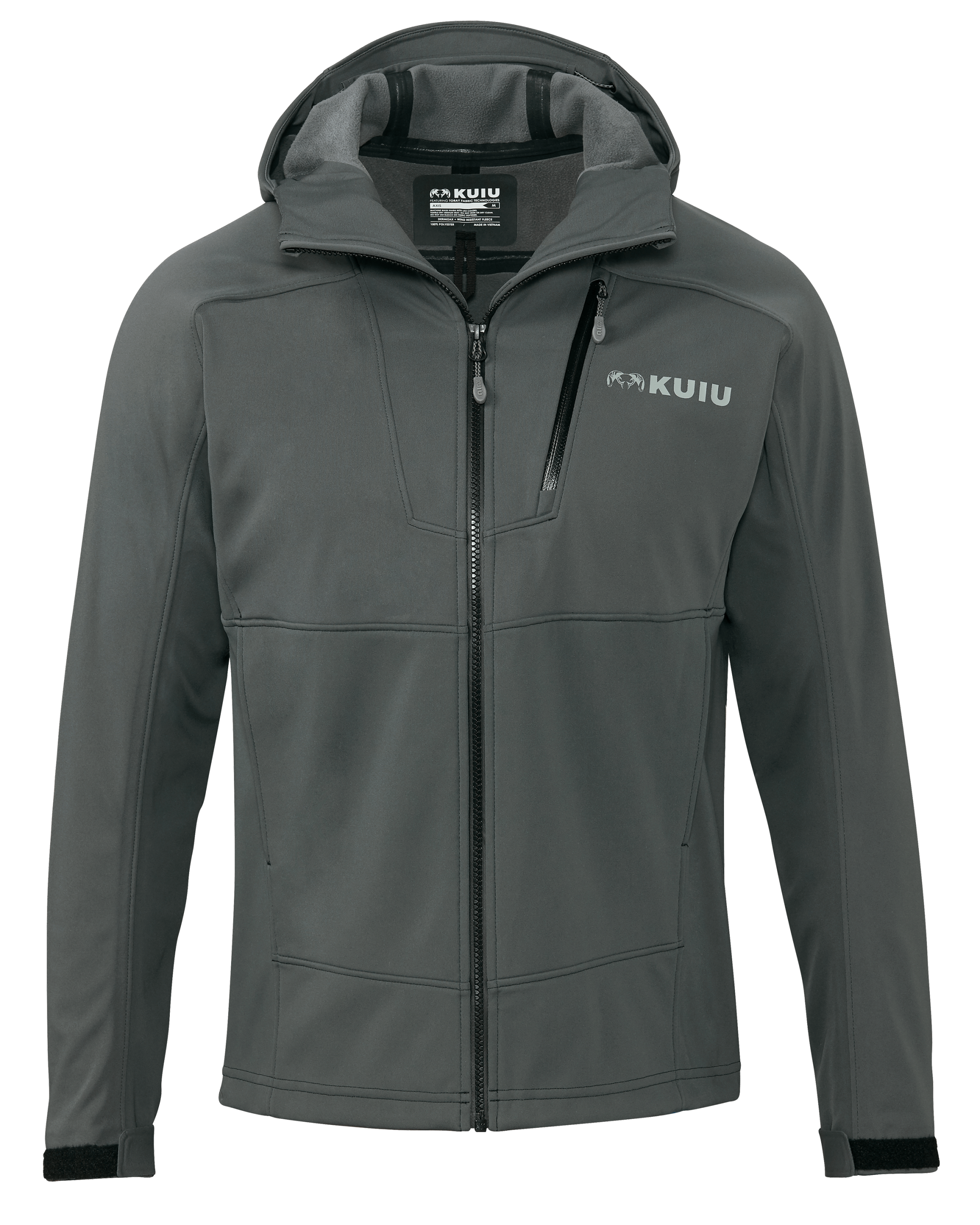 Axis Hybrid Hooded Jacket | Gunmetal