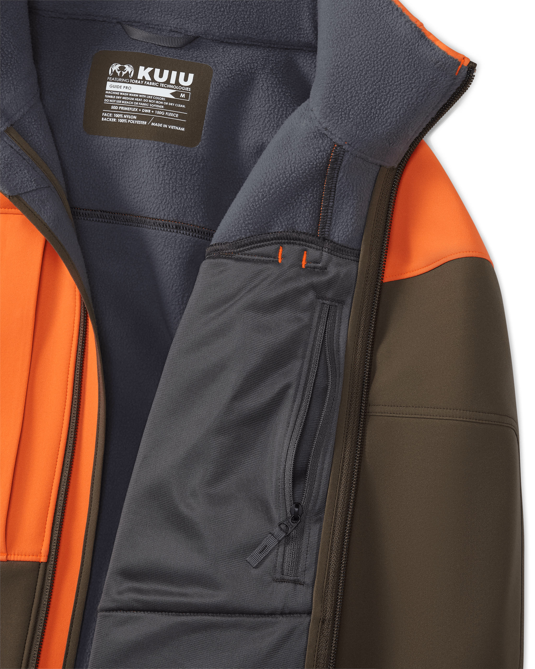 Guide PRO Hooded Jacket | Blaze/Major Brown - Image 7