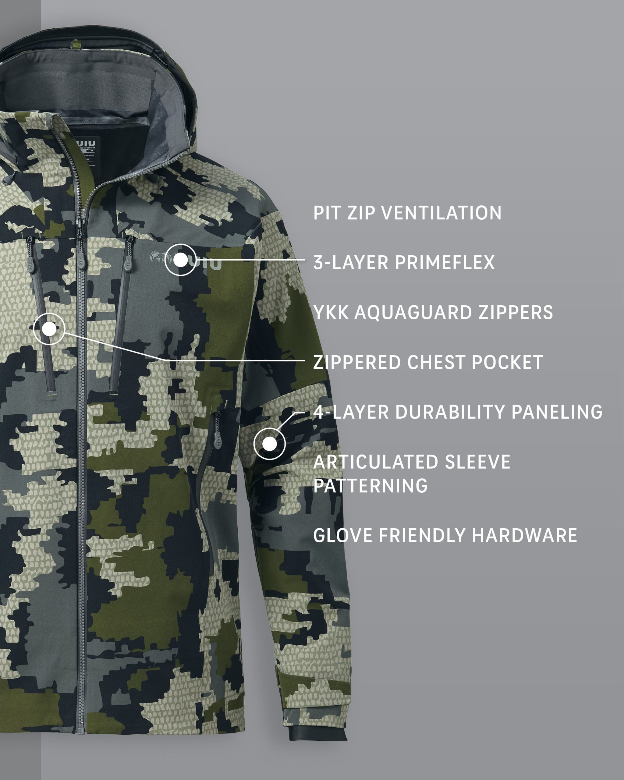 Yukon TR Rain Jacket | Verde - Image 2