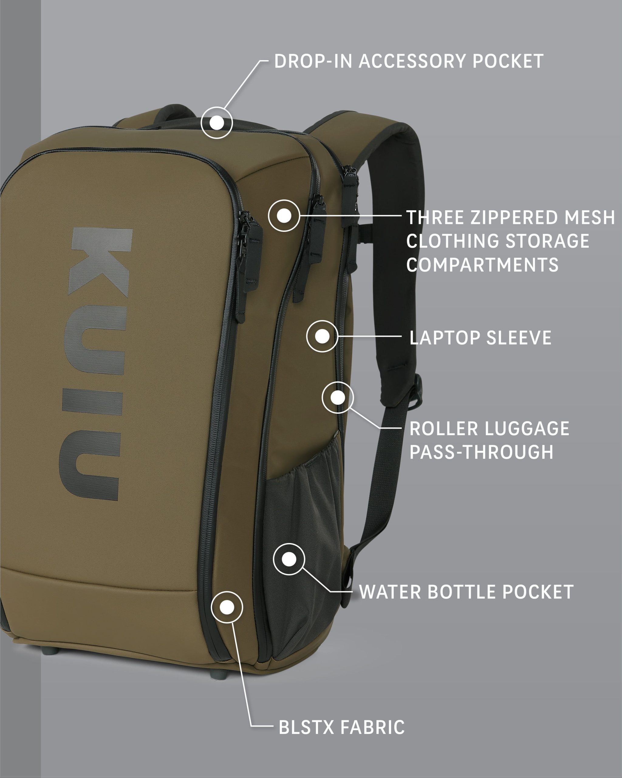 Waypoint Travel Backpack | Bourbon - Image 2