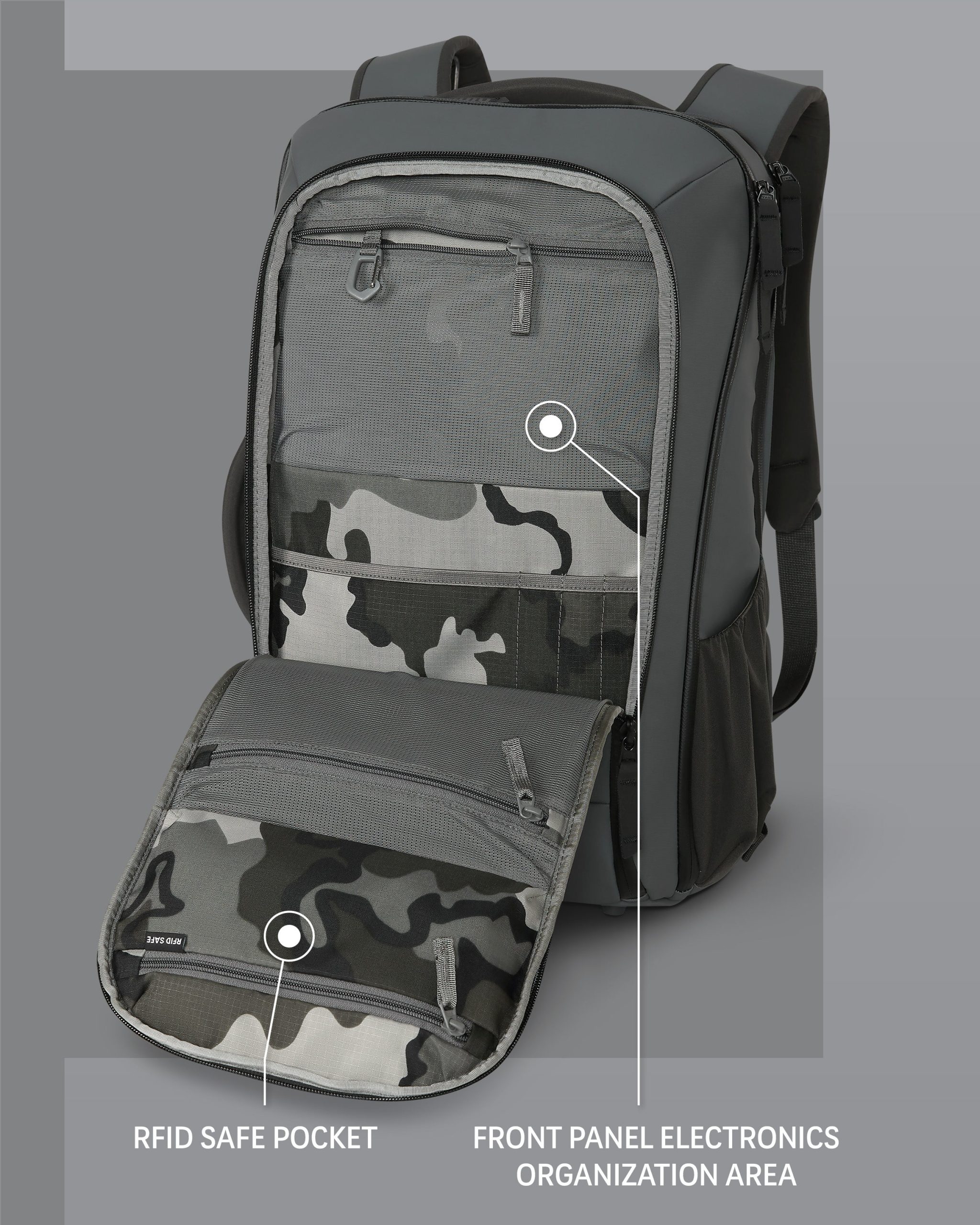 Waypoint Travel Backpack | Gunmetal - Image 3