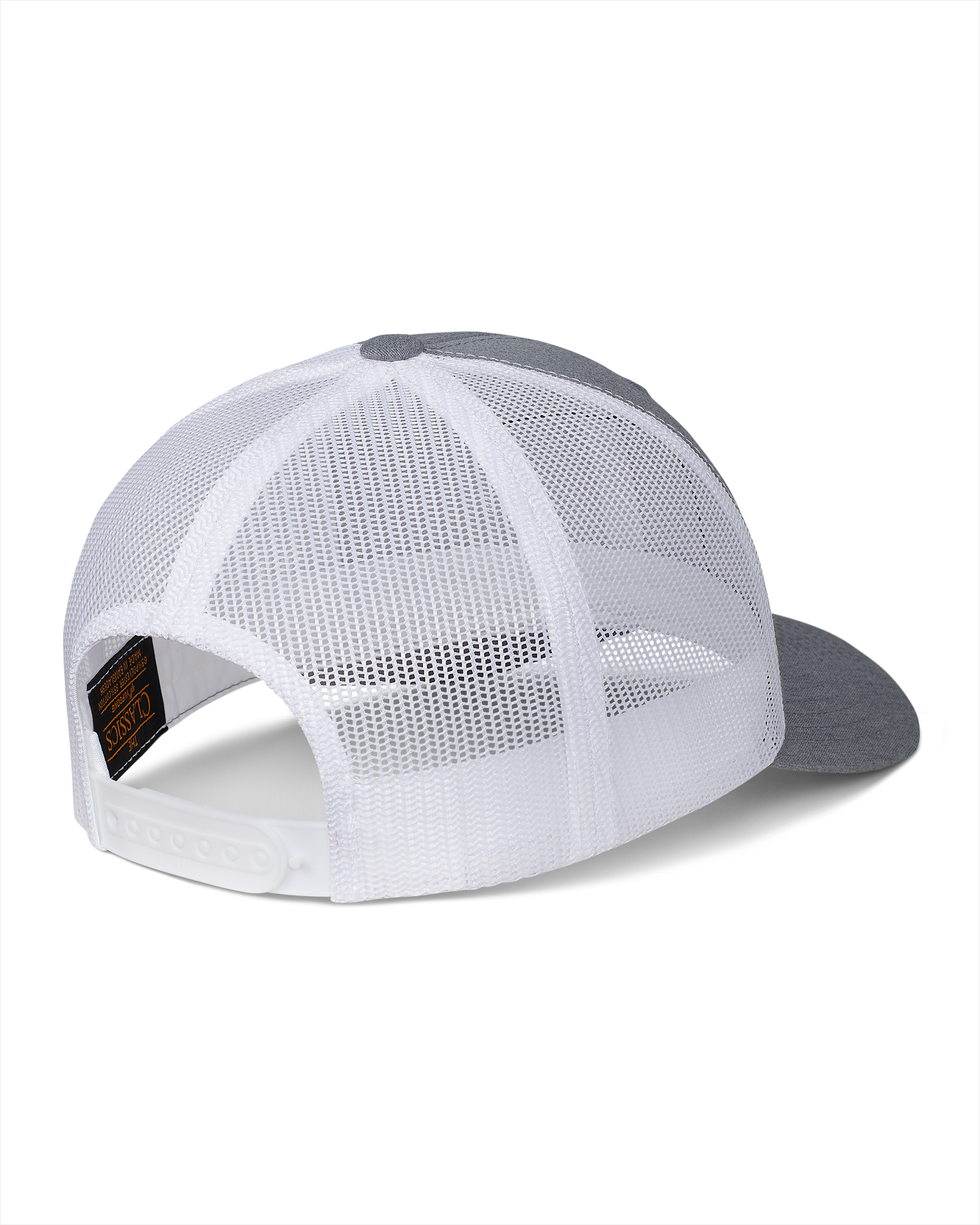 Retro Mesh Snap Back Hat | Heather White - Image 2