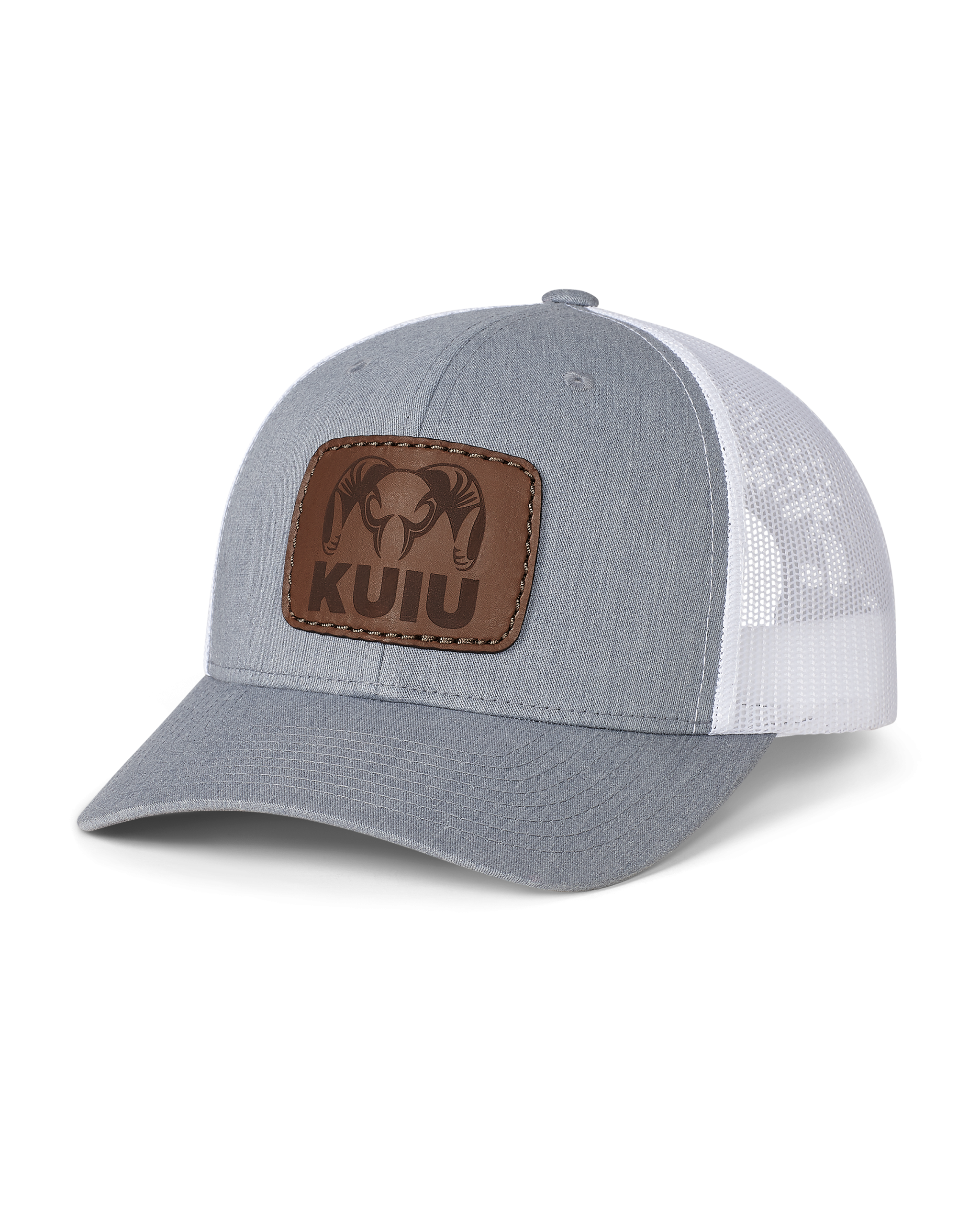 Retro Mesh Snap Back Hat | Heather White