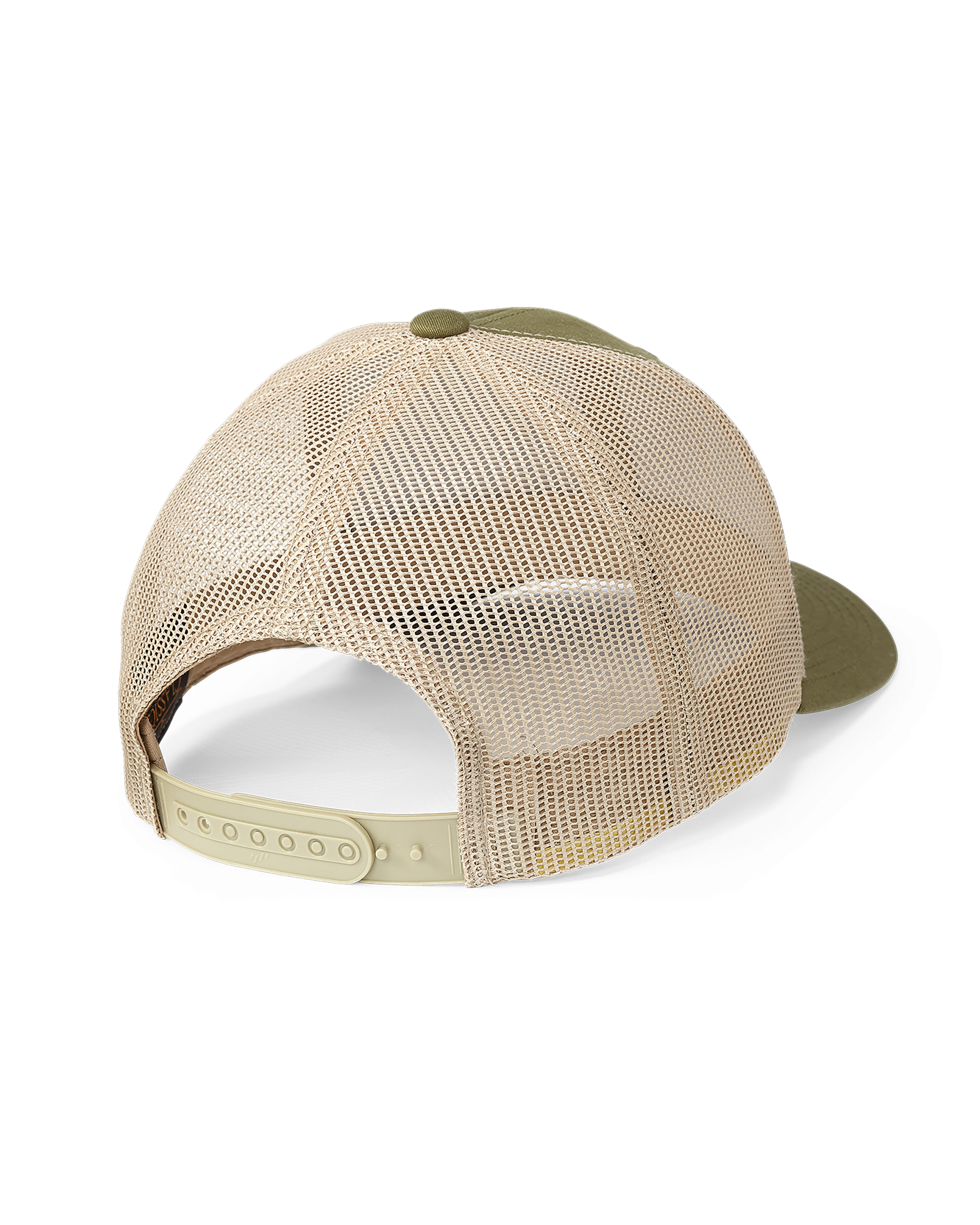 Retro Mesh Snap Back Hat | Moss Khaki - Image 2