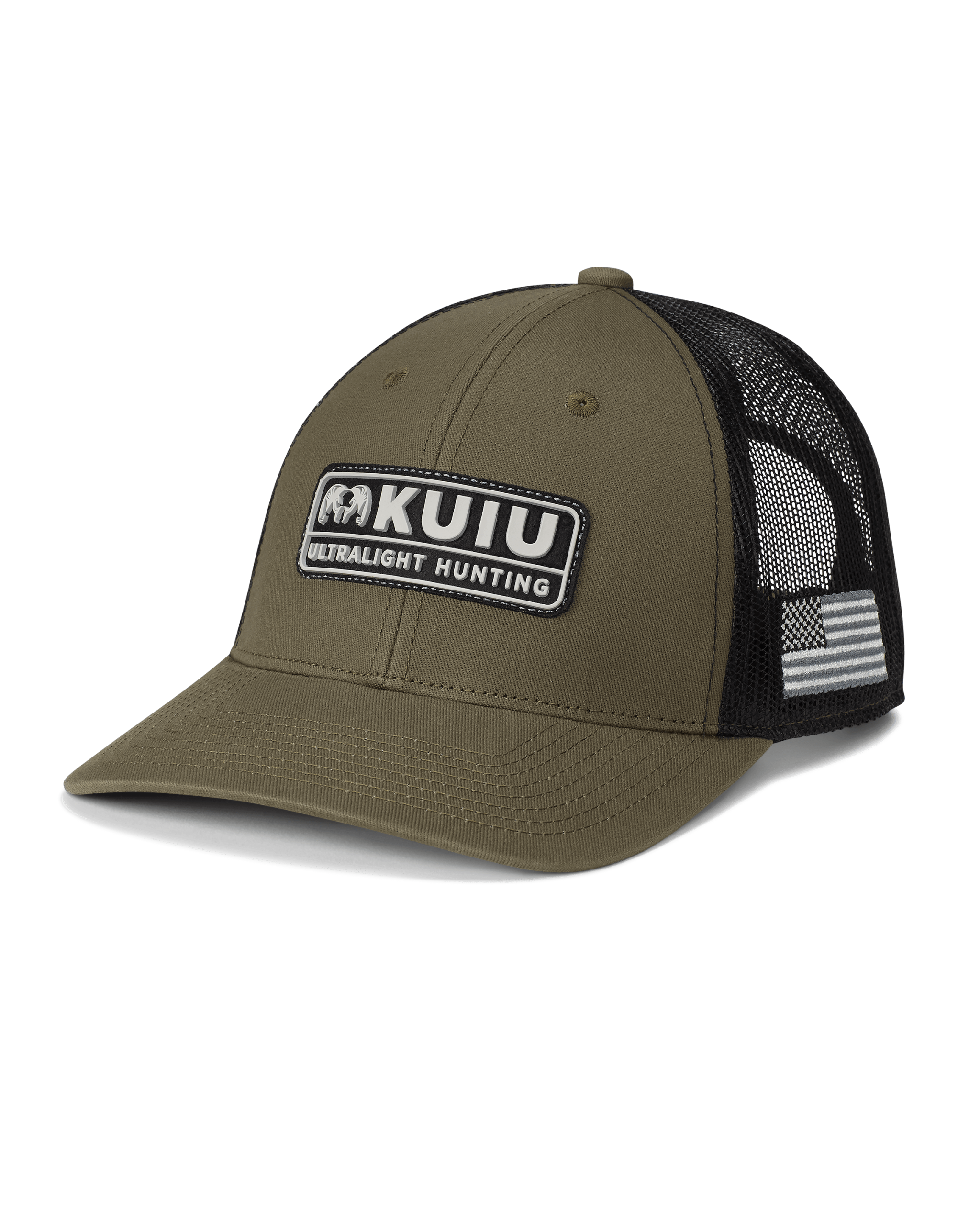 KUIU Ultralight Hunting Patch Hat | Loden/Black