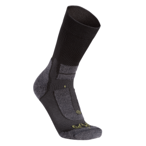 StrongWool Hybrid Crew Sock | Grey Green
