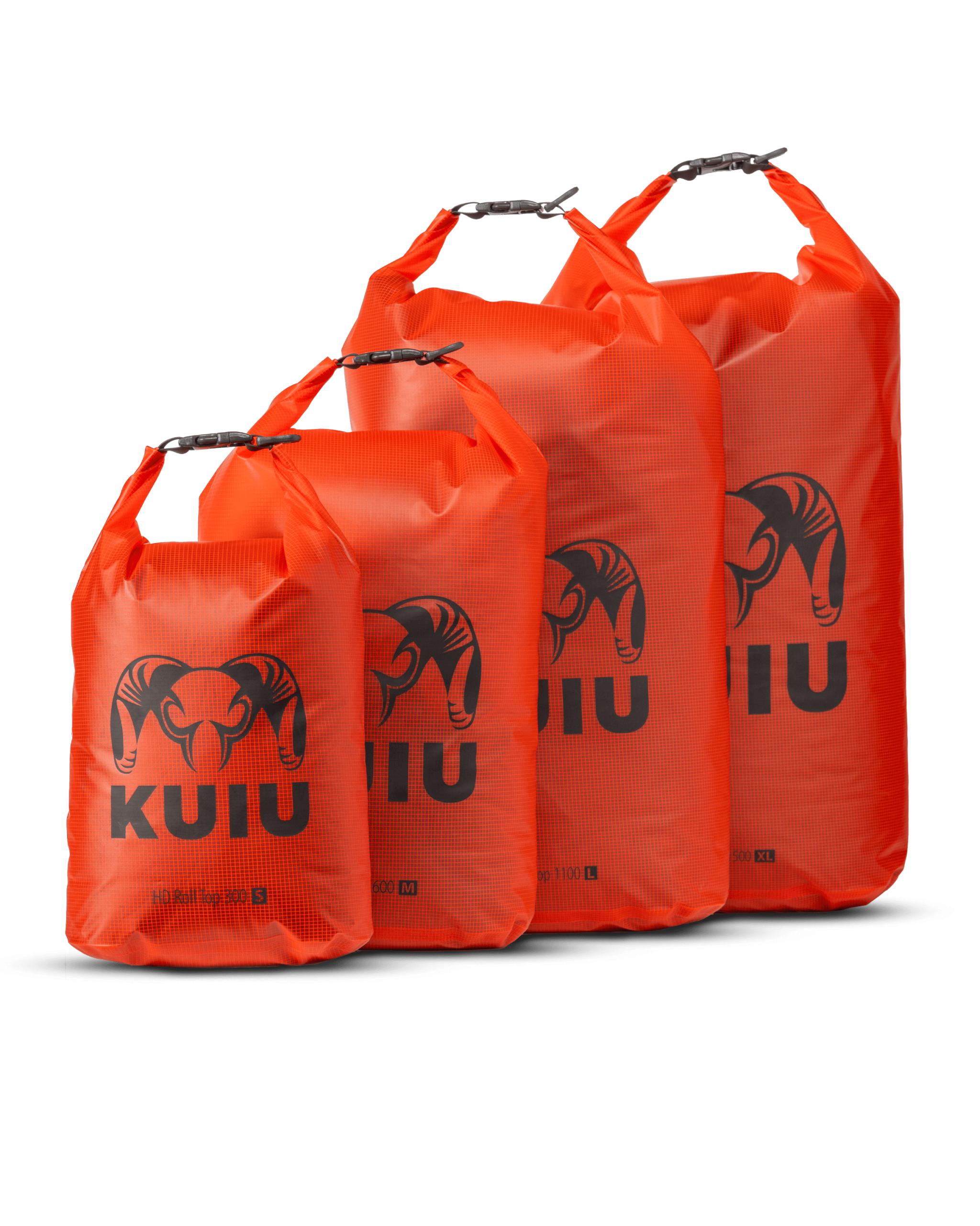 HD Roll Top Dry Bags | Blaze Orange - Image 2