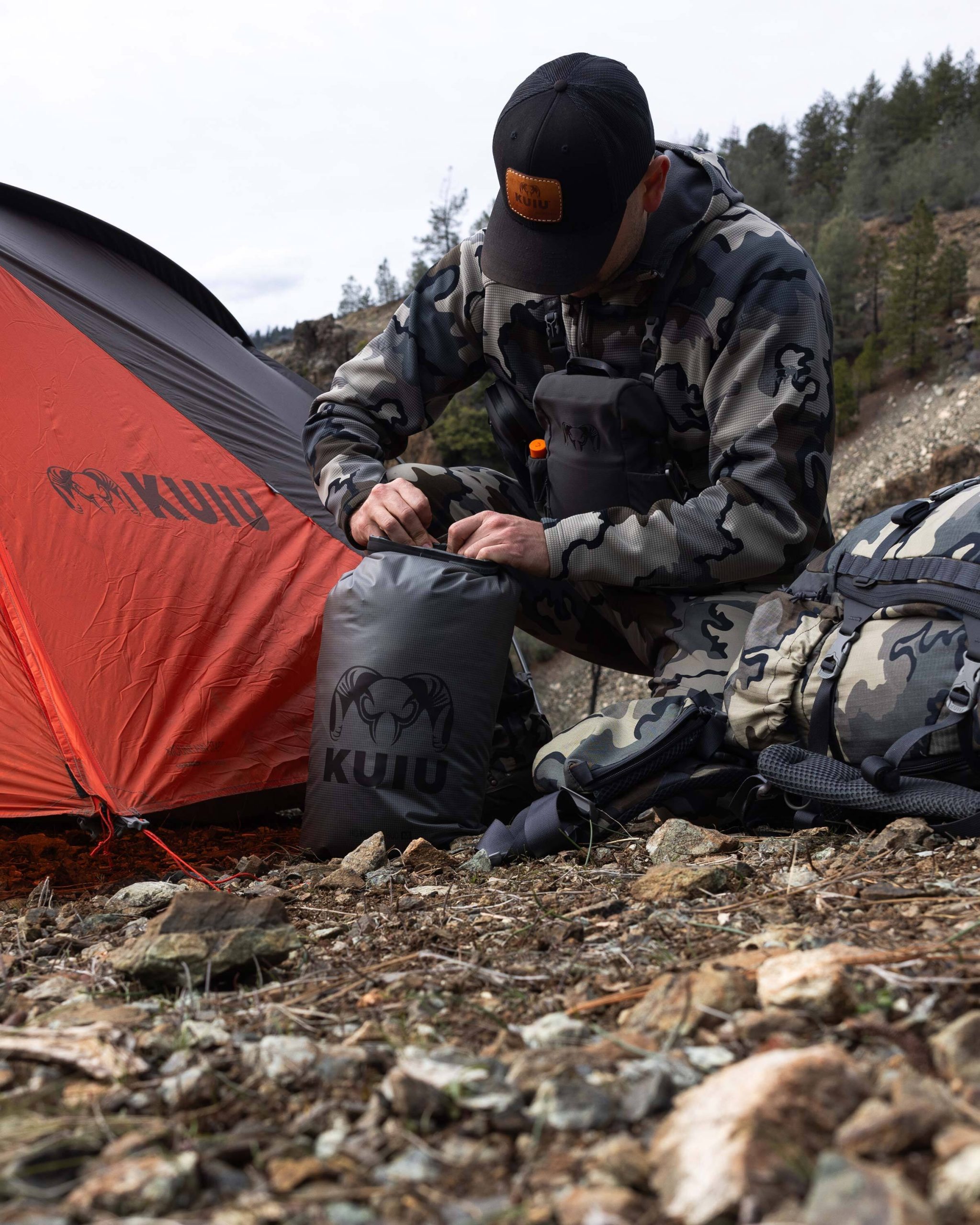 HD Roll Top Dry Bags | Stone - Image 3