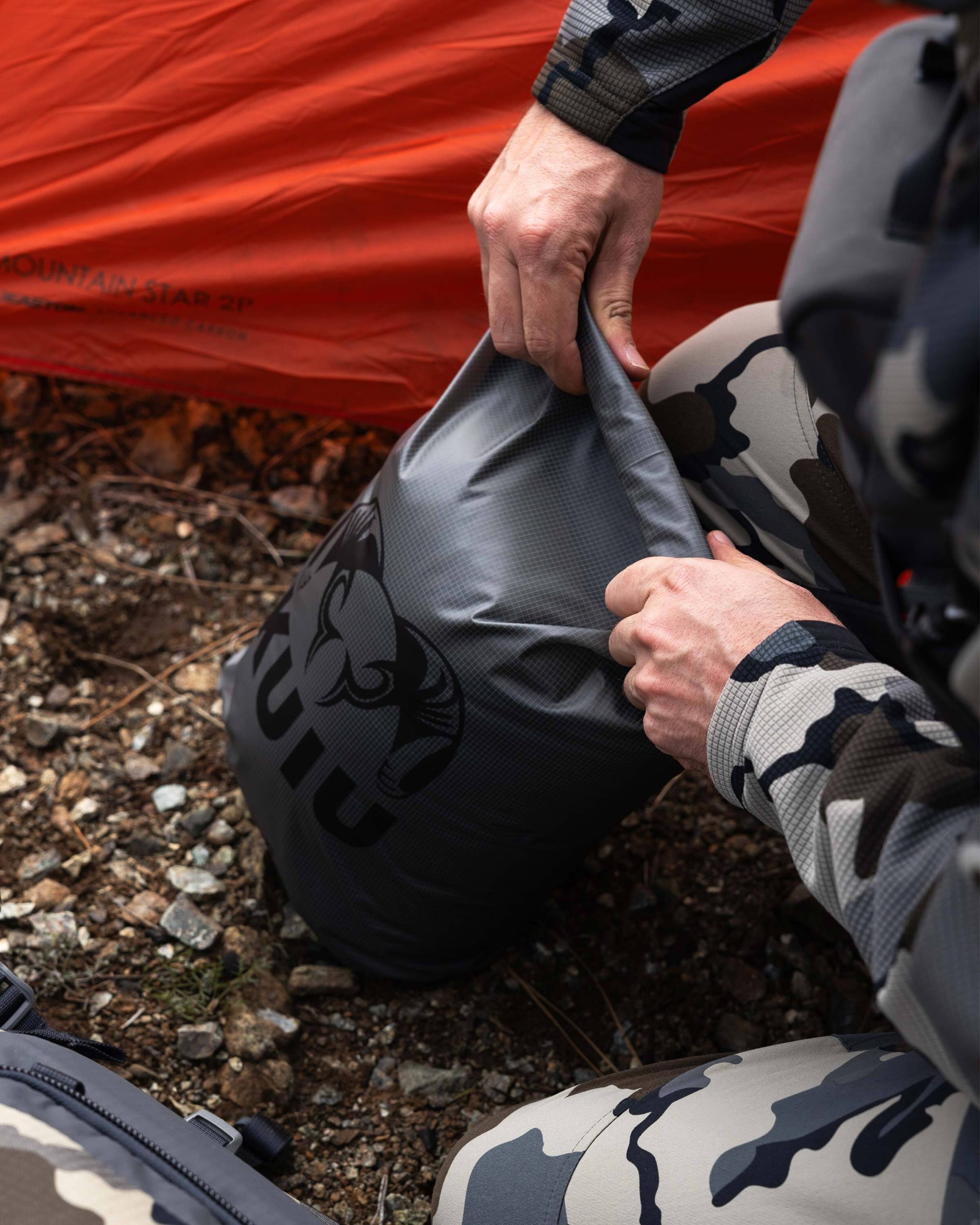 HD Roll Top Dry Bags | Stone - Image 4