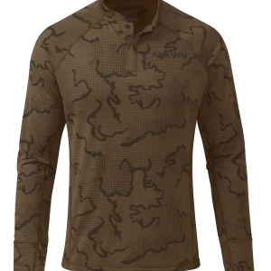Ridgepoint Fleece Henley | Coyote Brown Tonal