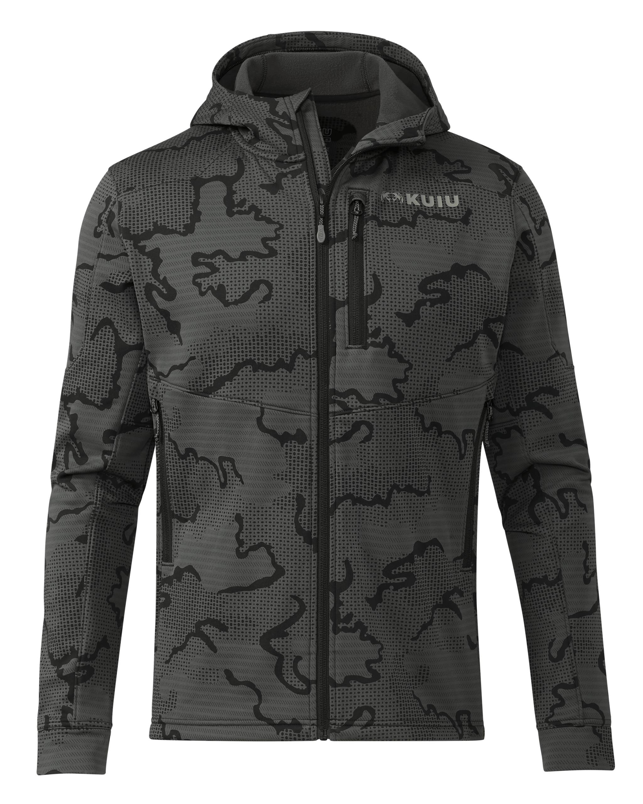 Ridgepoint Fleece Hoodie | Black Tonal