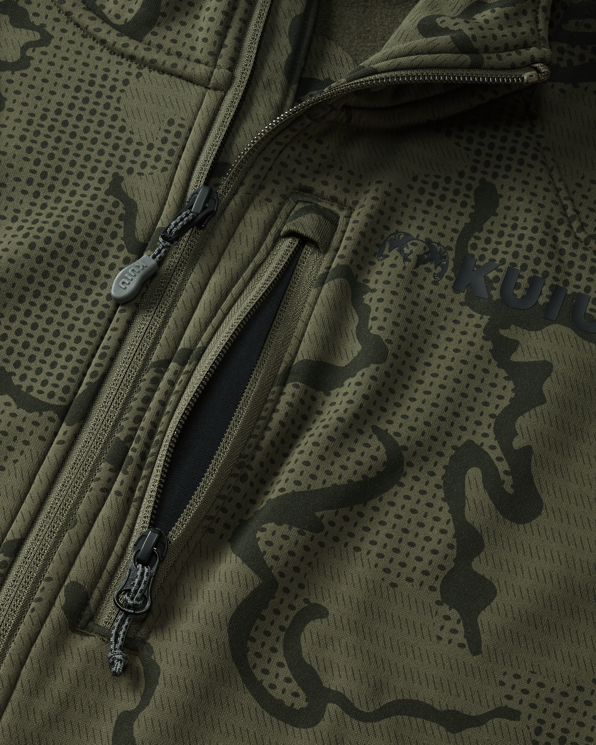 Ridgepoint Fleece Hoodie | Olive Tonal - Image 3