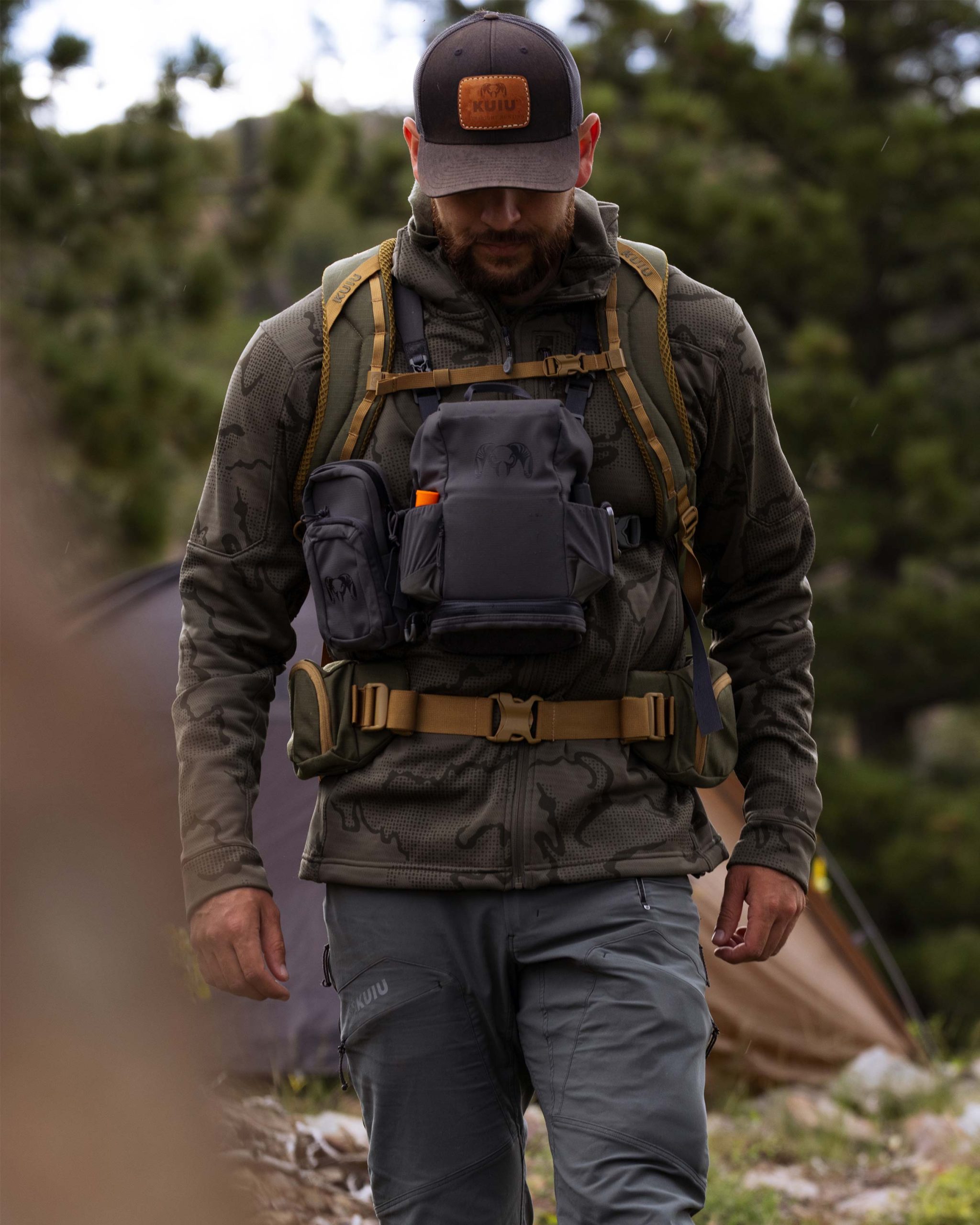 Ridgepoint Fleece Hoodie | Coyote Brown Tonal - Image 4