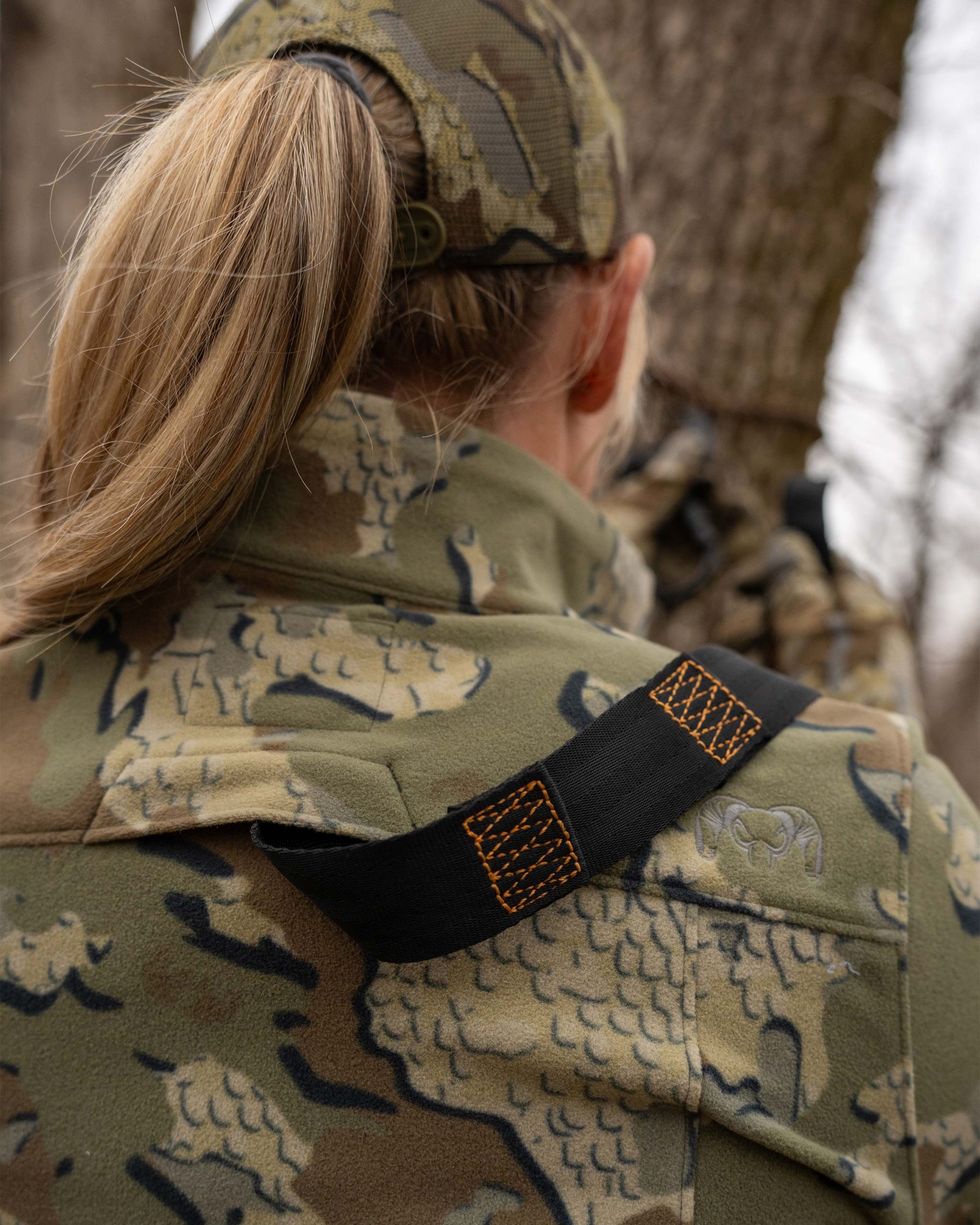 Women's Border Fleece Full Zip | Verde - Image 7