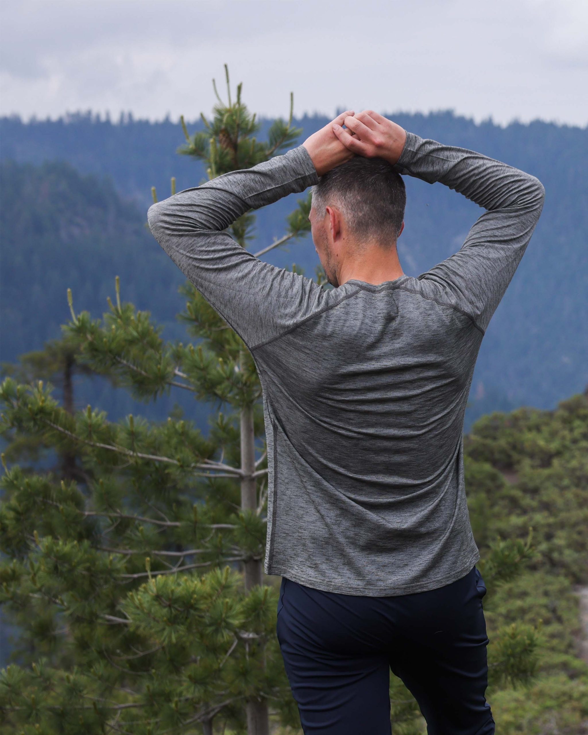 Active Merino 105 LS Crew-T | Bone - Image 4