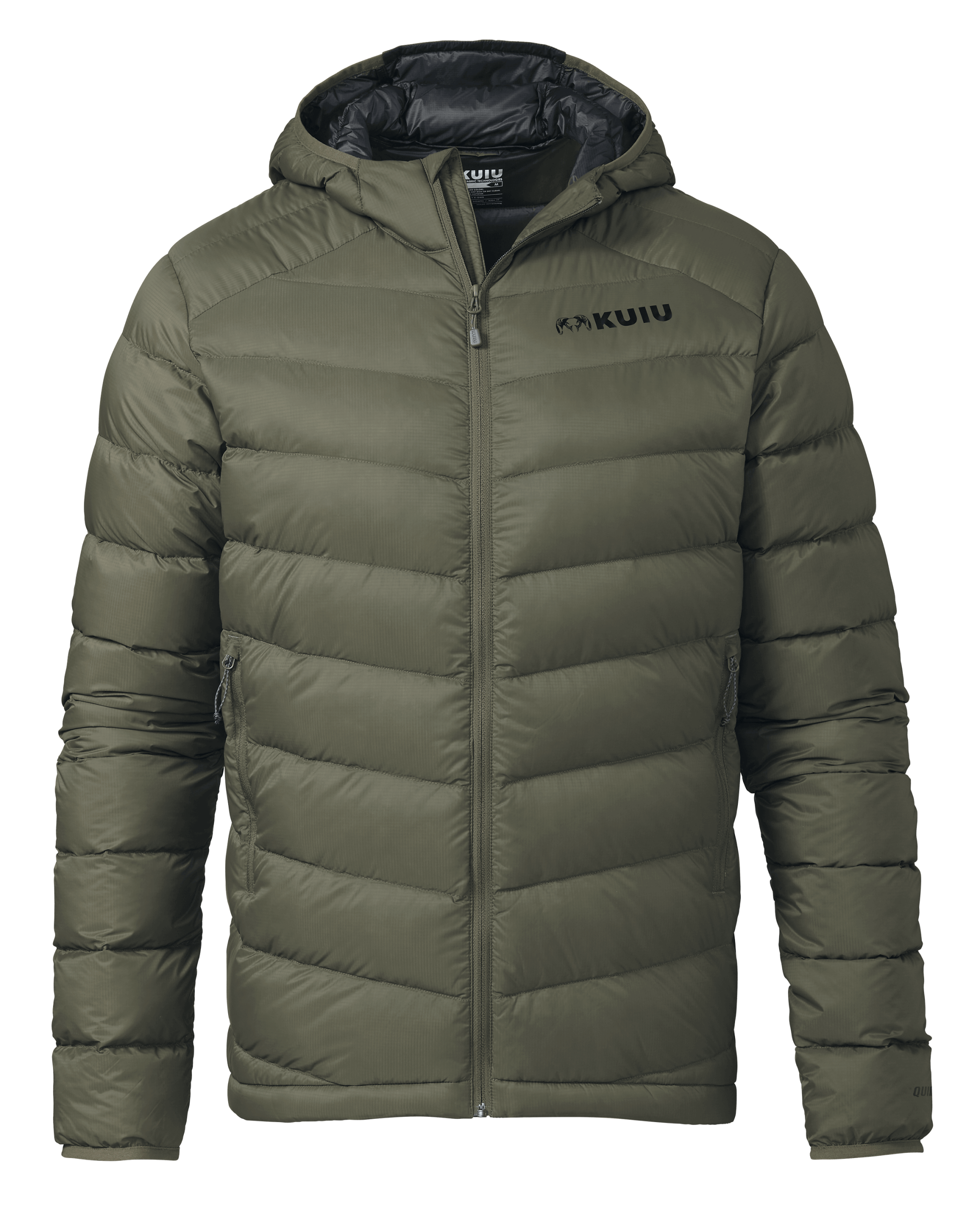 Super Down LT Hooded Jacket | Ash