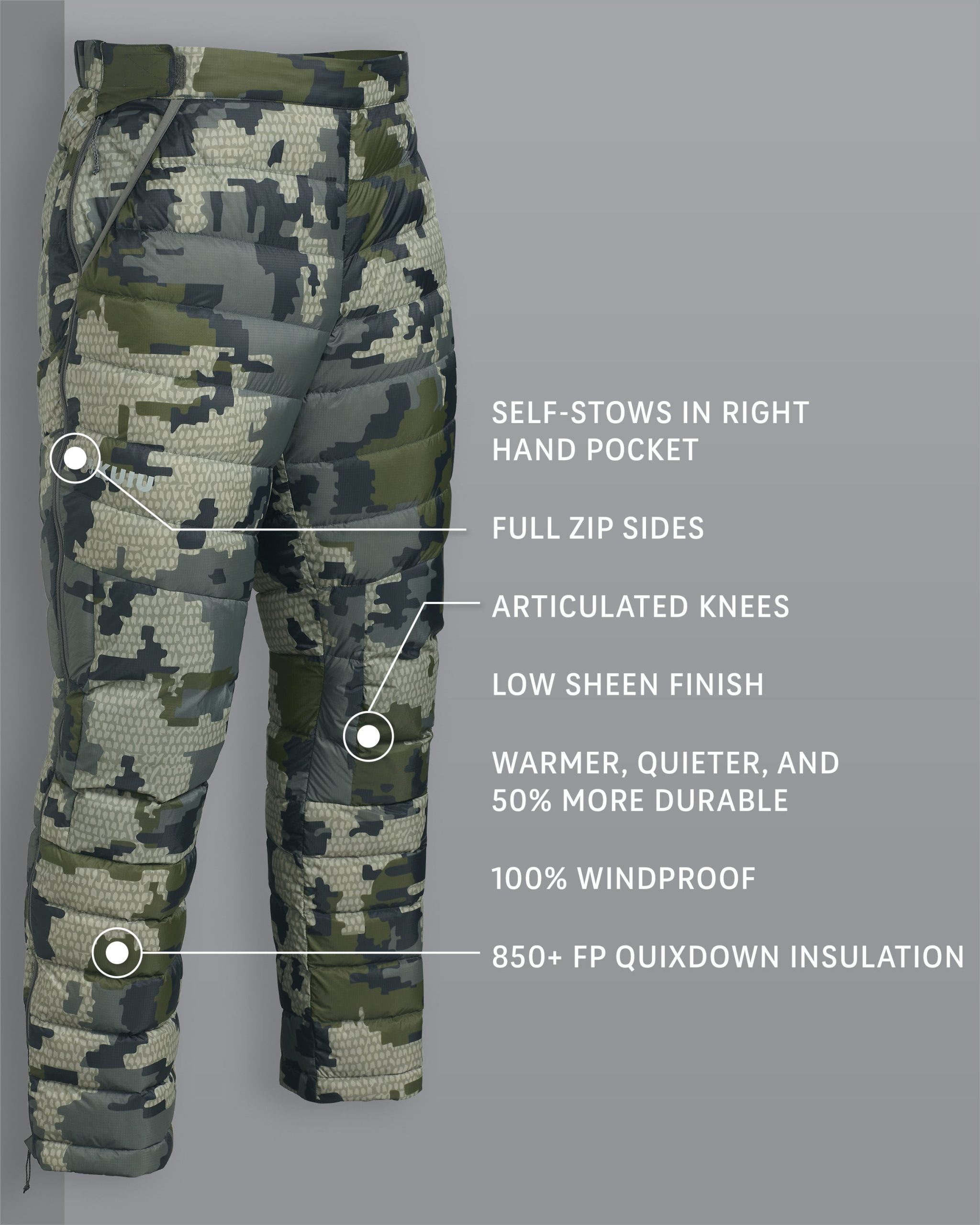 Super Down LT Pant | Verde - Image 2