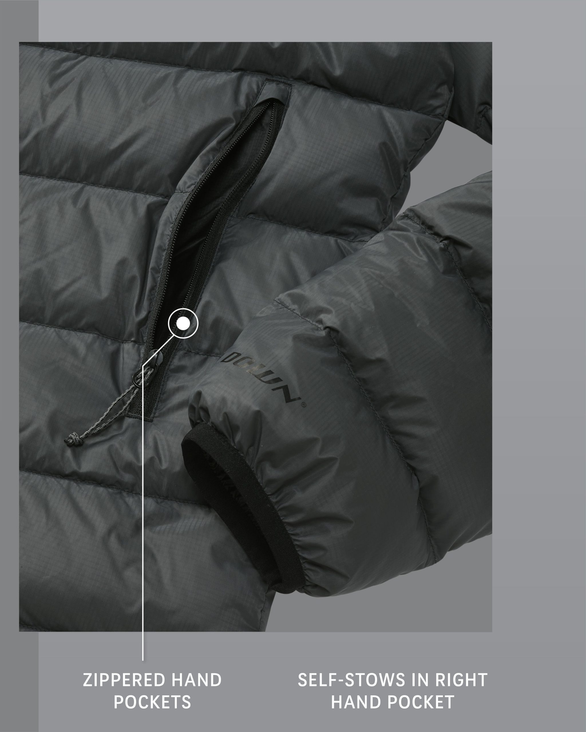 Super Down LT Jacket | Gunmetal - Image 3