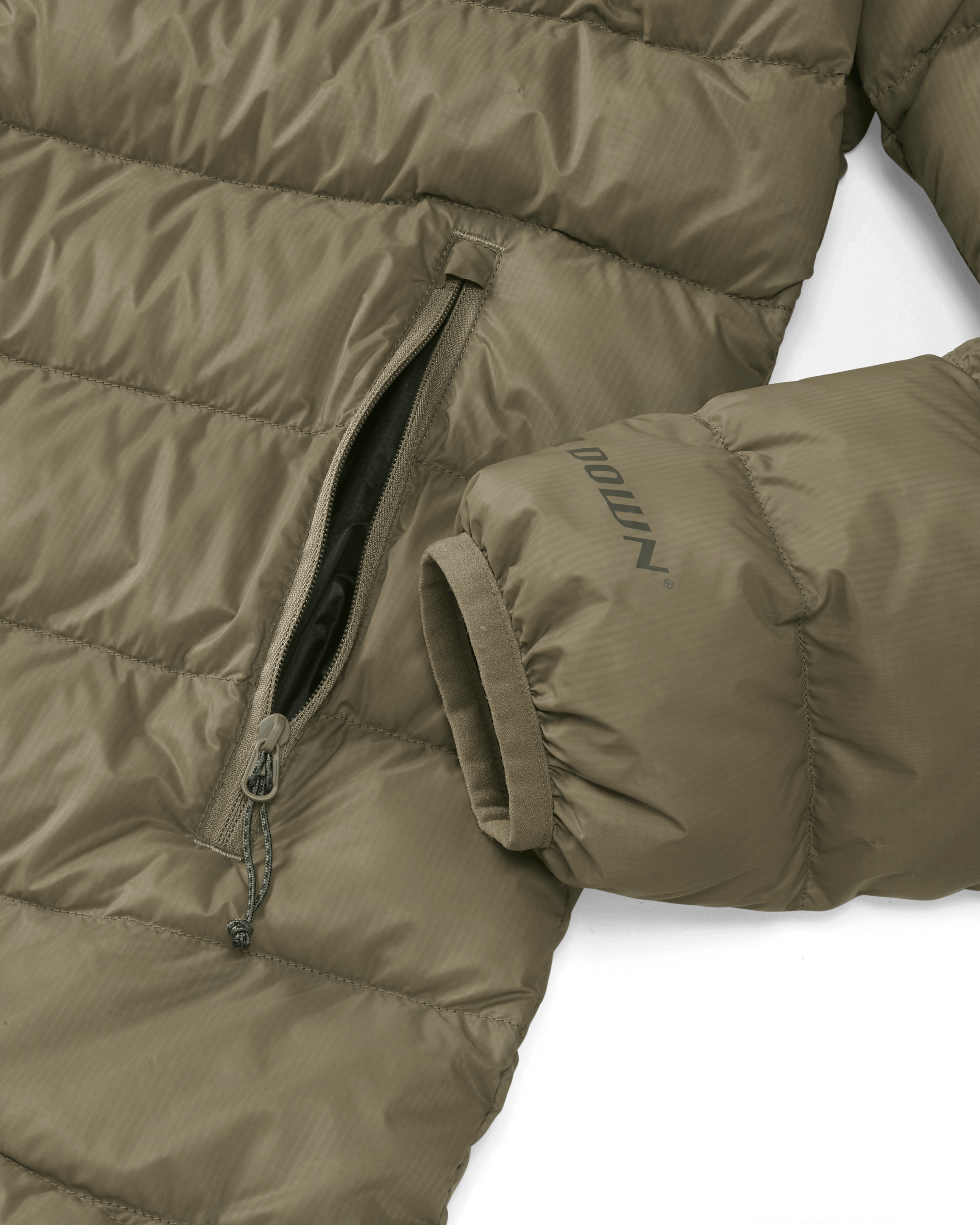 Women's Super Down LT Jacket | Khaki - Image 3