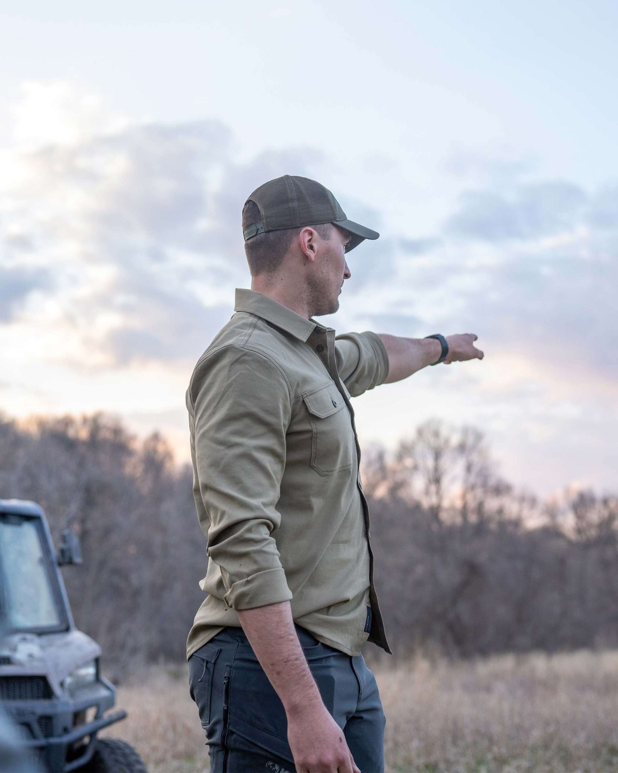 Motive LS Workgrade Shirt | Gunmetal - Image 3