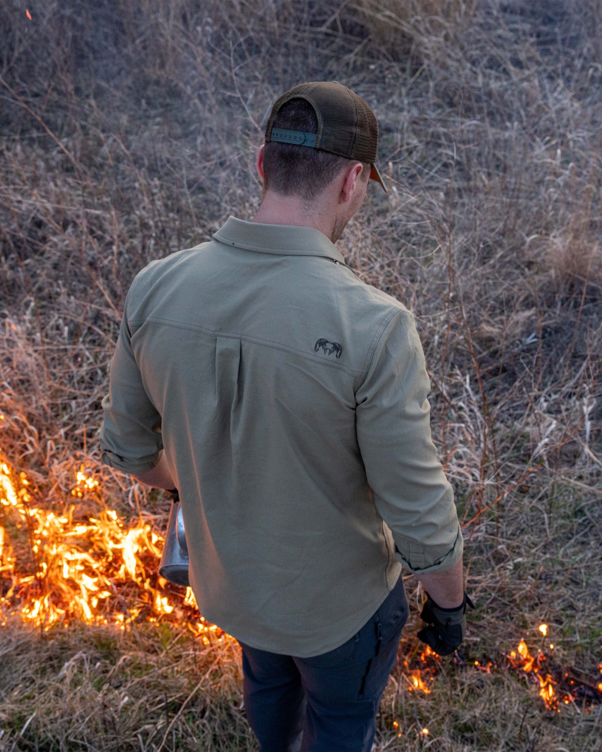 Motive LS Workgrade Shirt | Gunmetal - Image 6