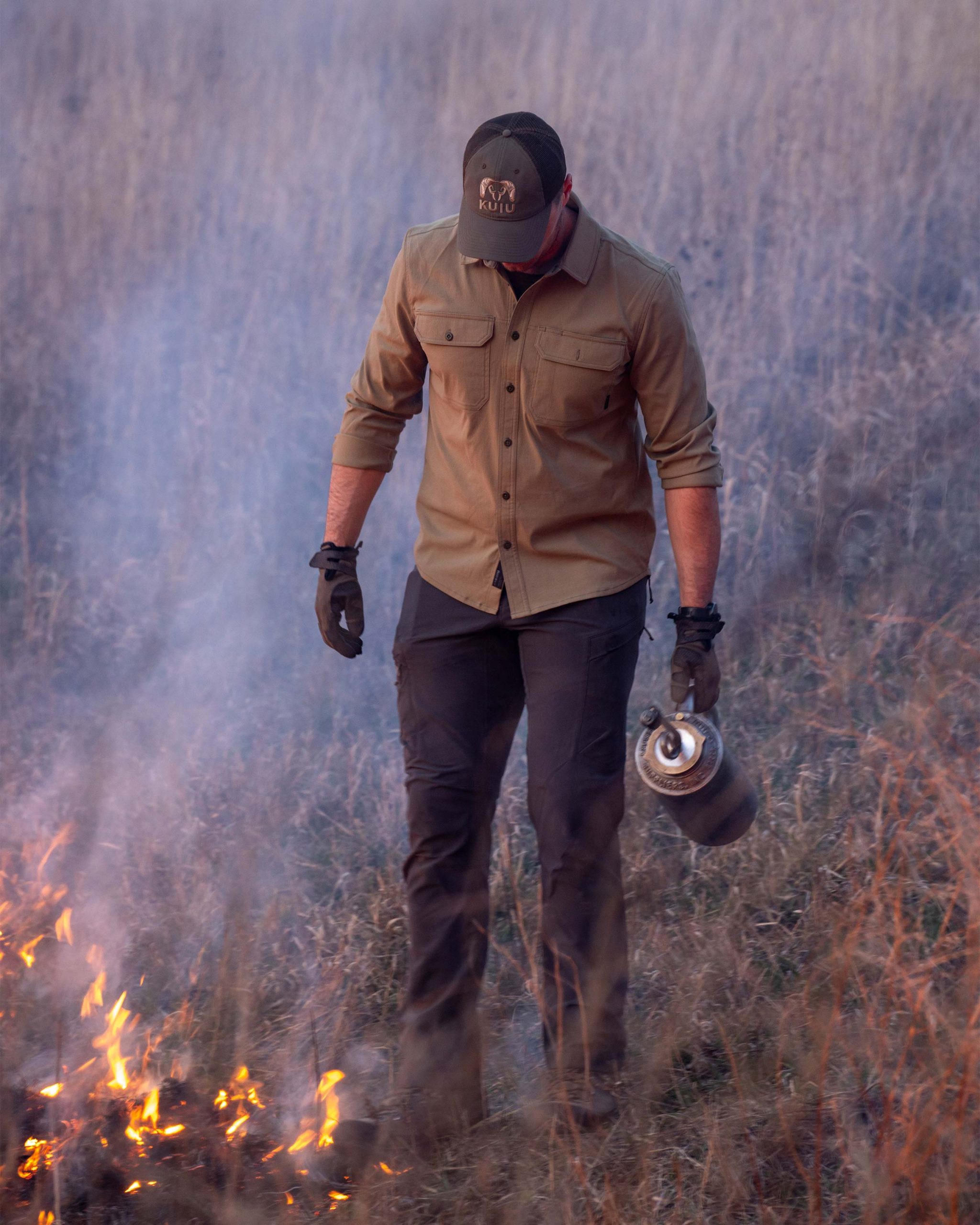 Motive LS Workgrade Shirt | Gunmetal - Image 7