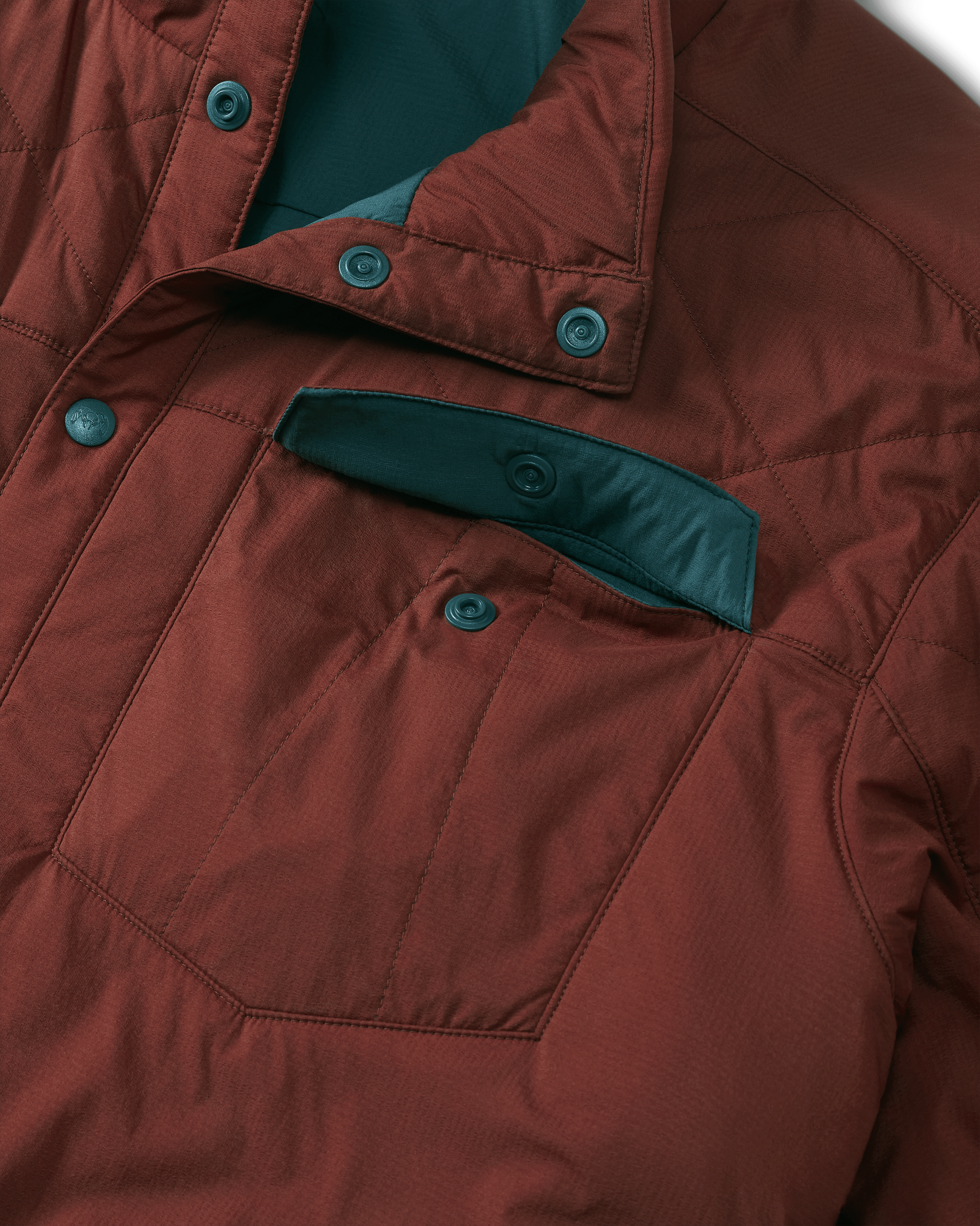 Base Camp Insulated Snap Shirt | Fired Brick - Image 4