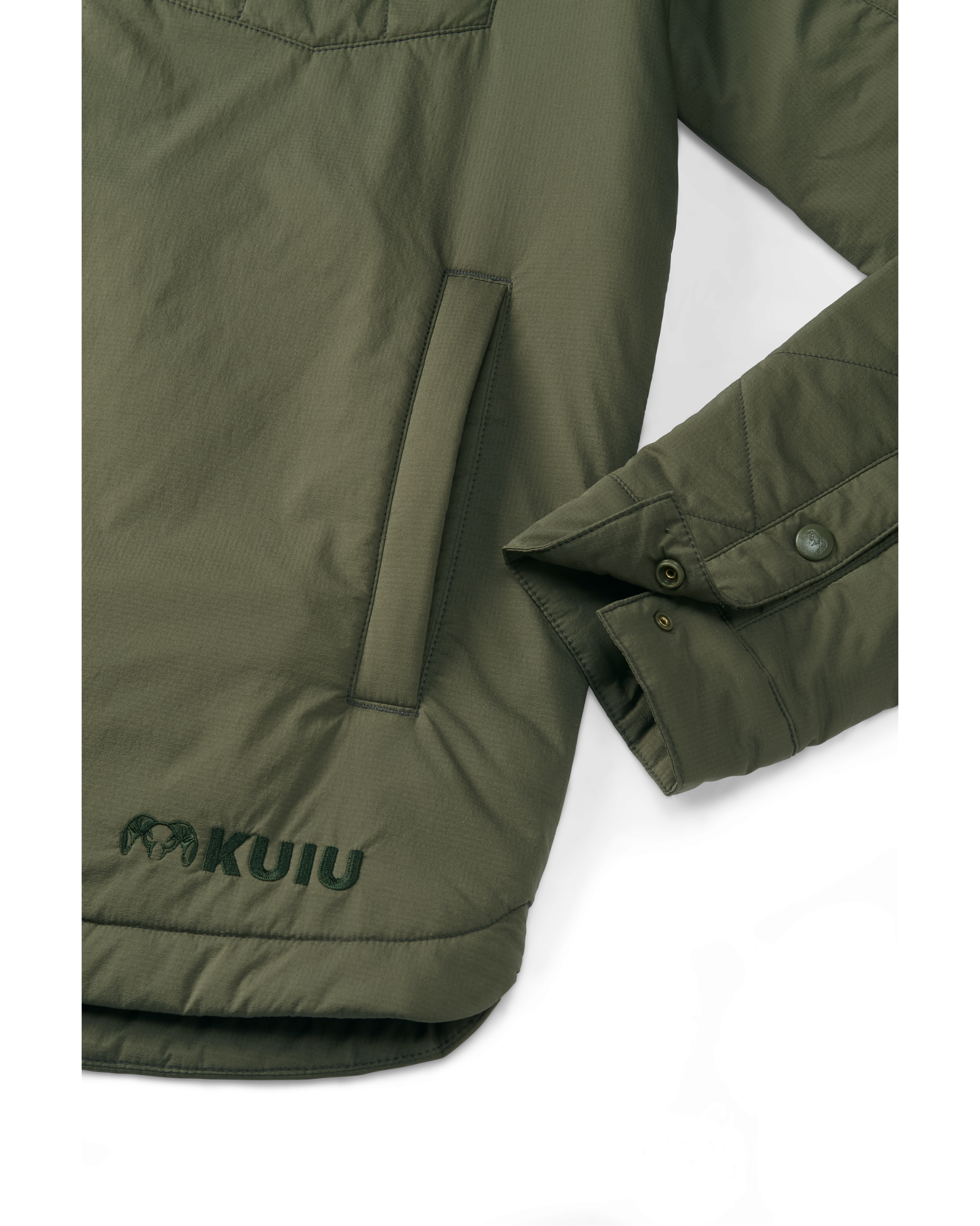 Base Camp Insulated Snap Shirt | Olive - Image 2