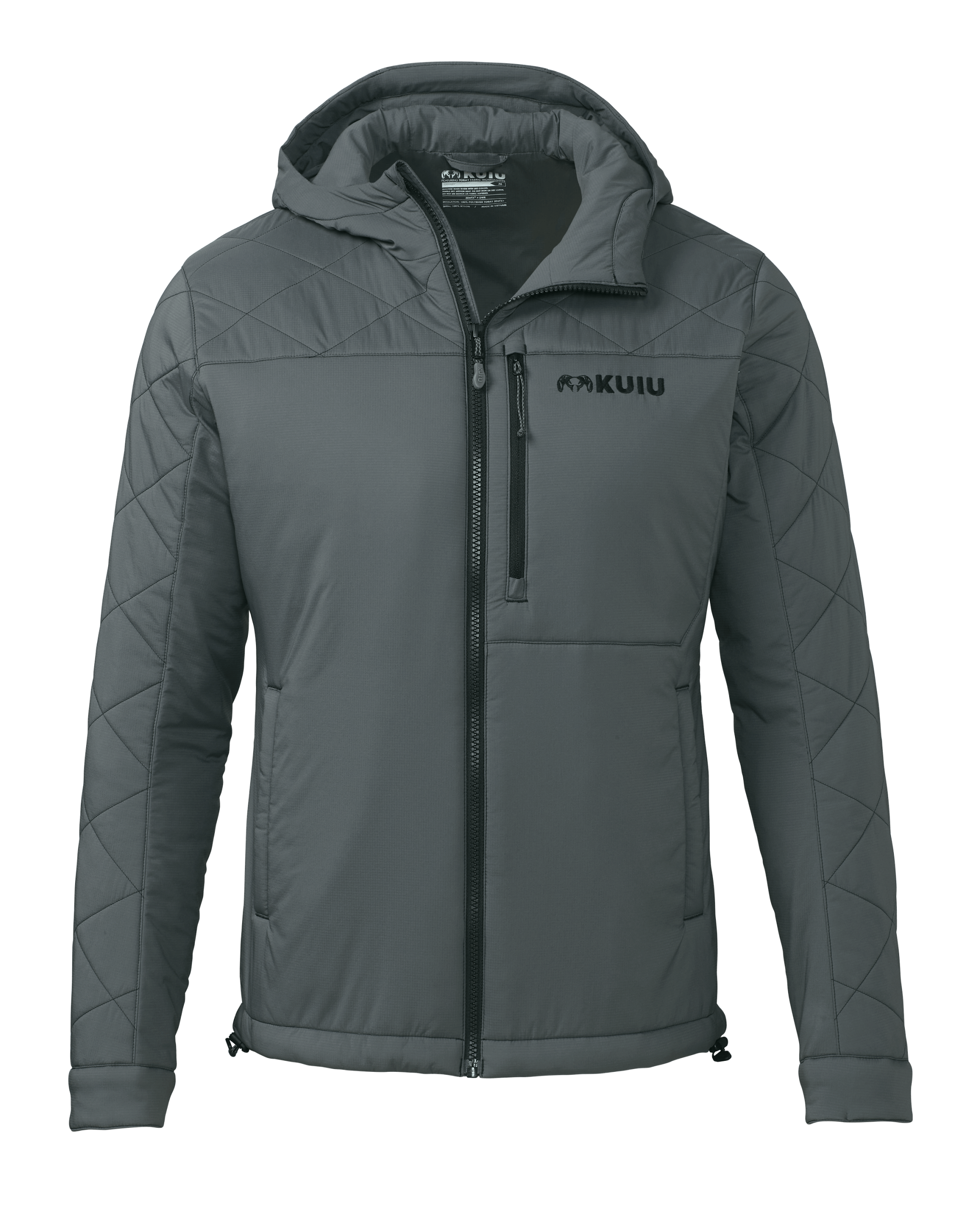 Granby Hooded Jacket | Gunmetal