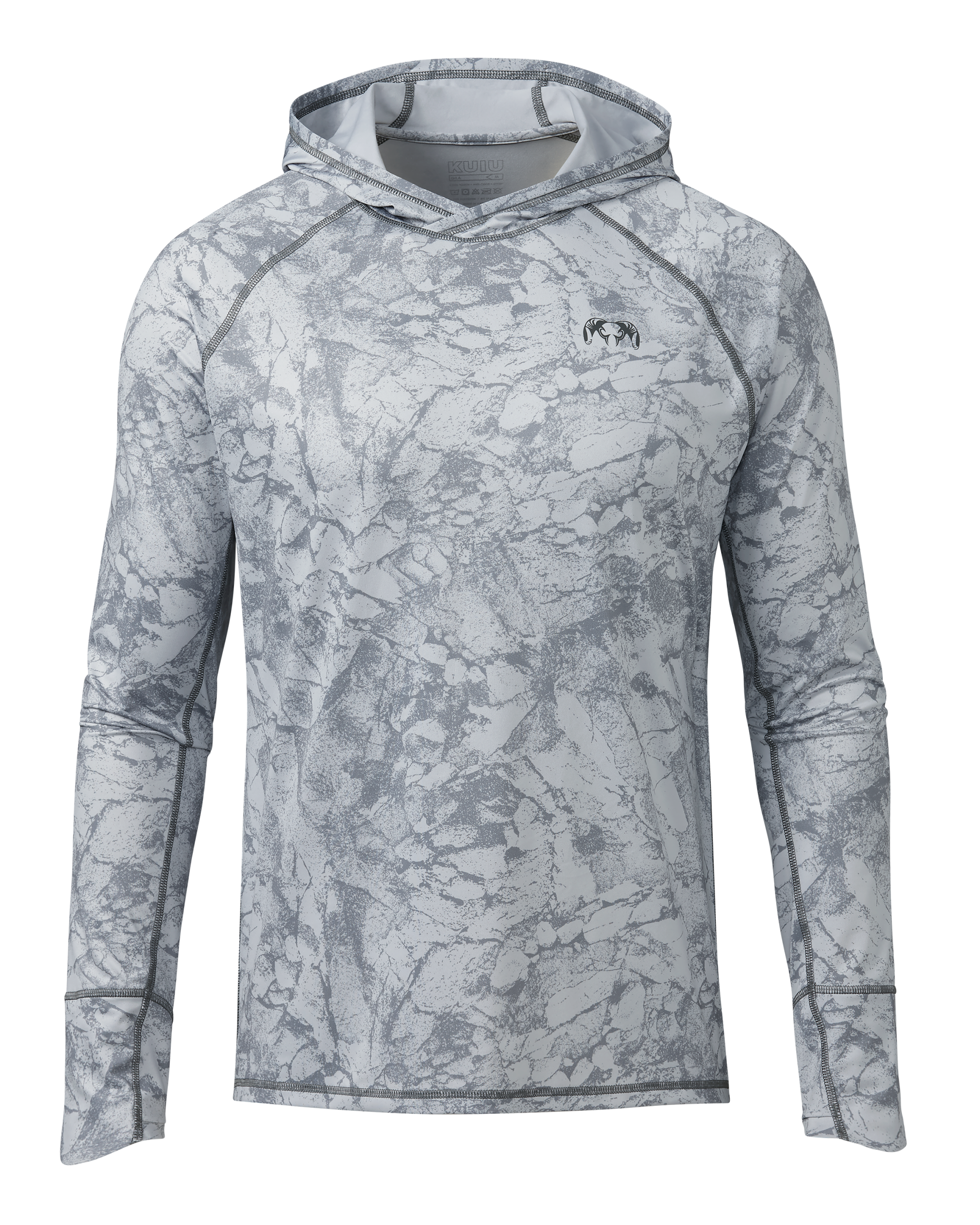 Gila LS Hoodie Gritstone | Lunar Gritstone